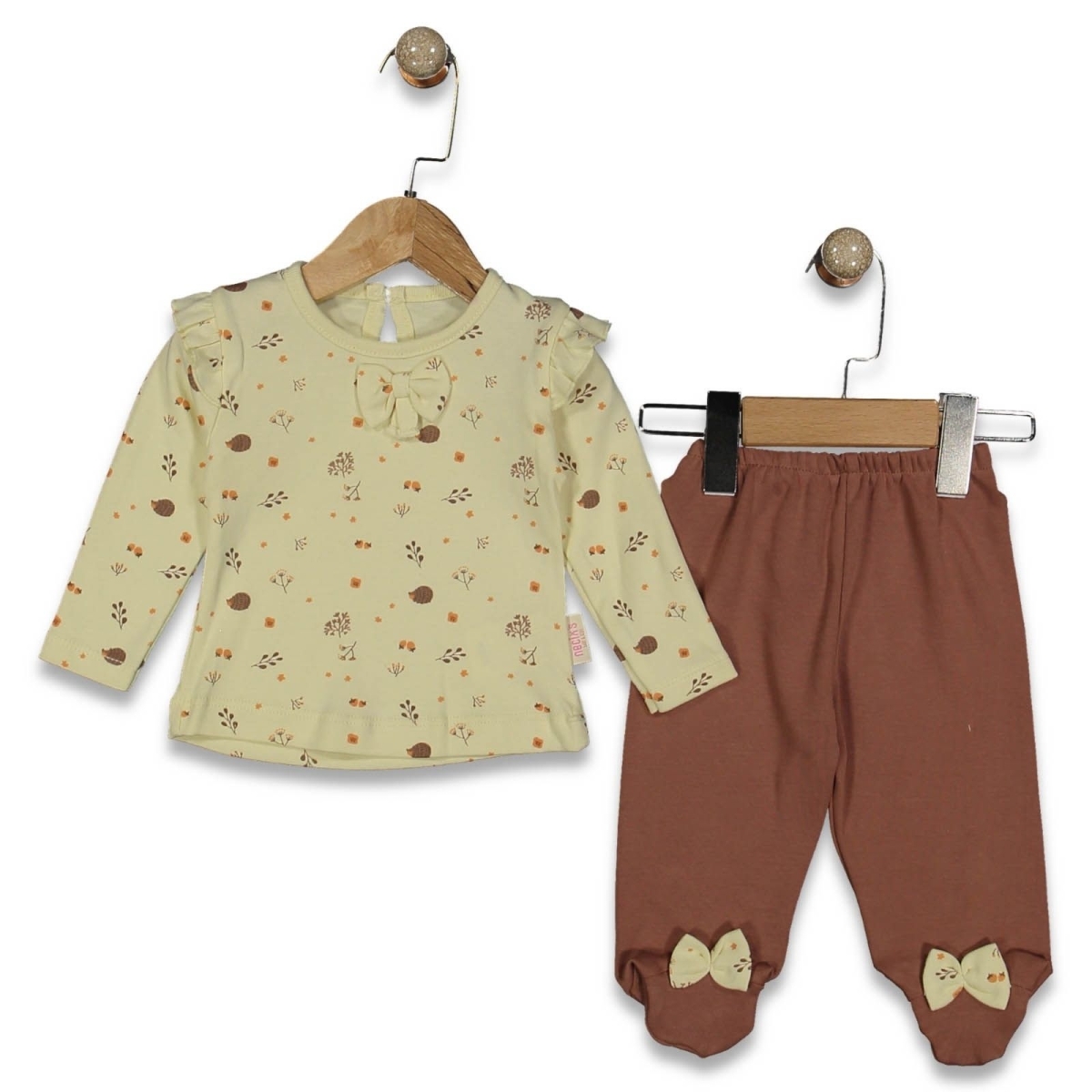 KIZ 0/6 AY LİTTLE LAYDİ PATİKLİ 2'Lİ TAKIM