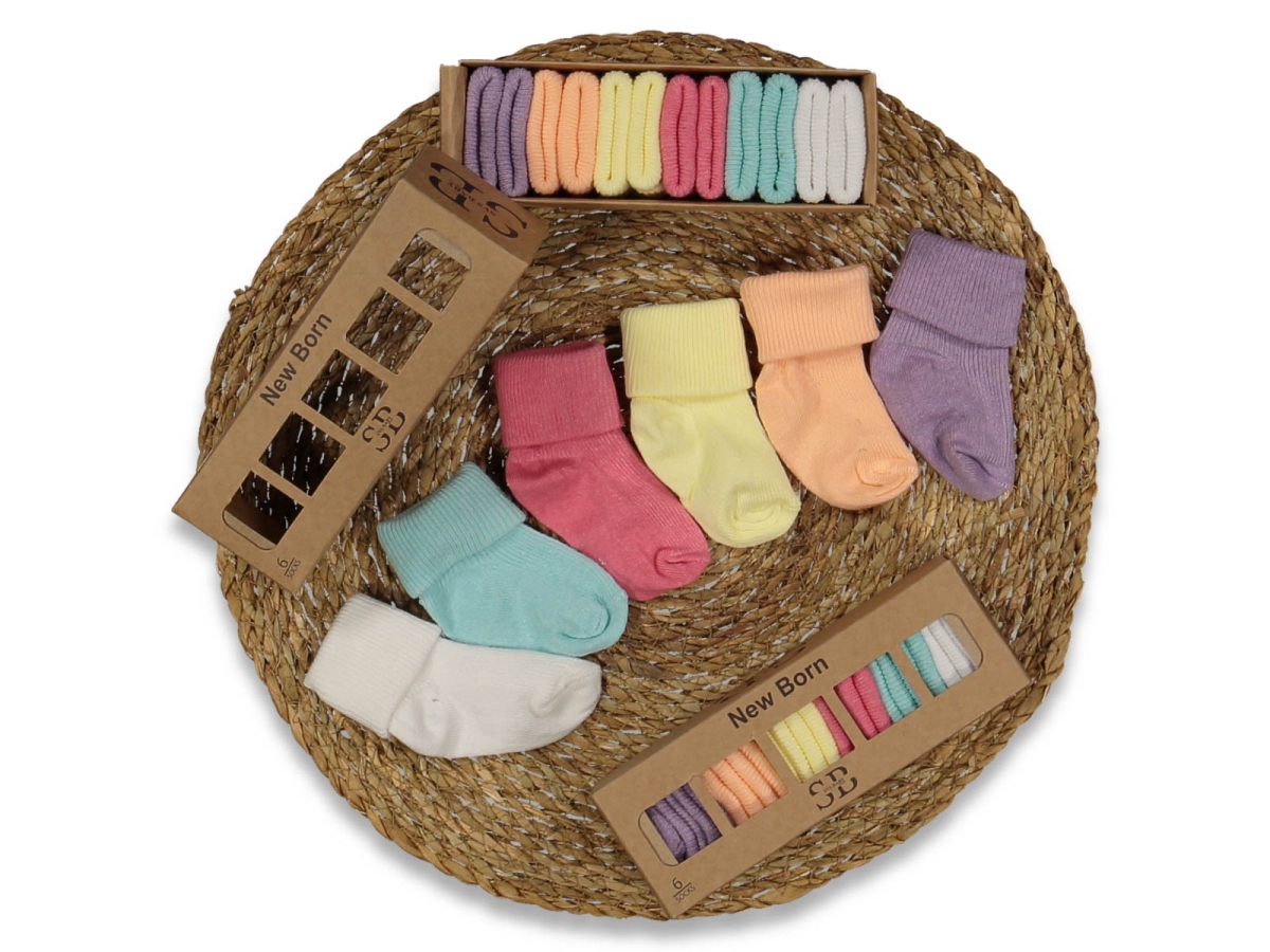 KIZ 0/9 AY KUTULU KOMED NEW BORN ÇORAP