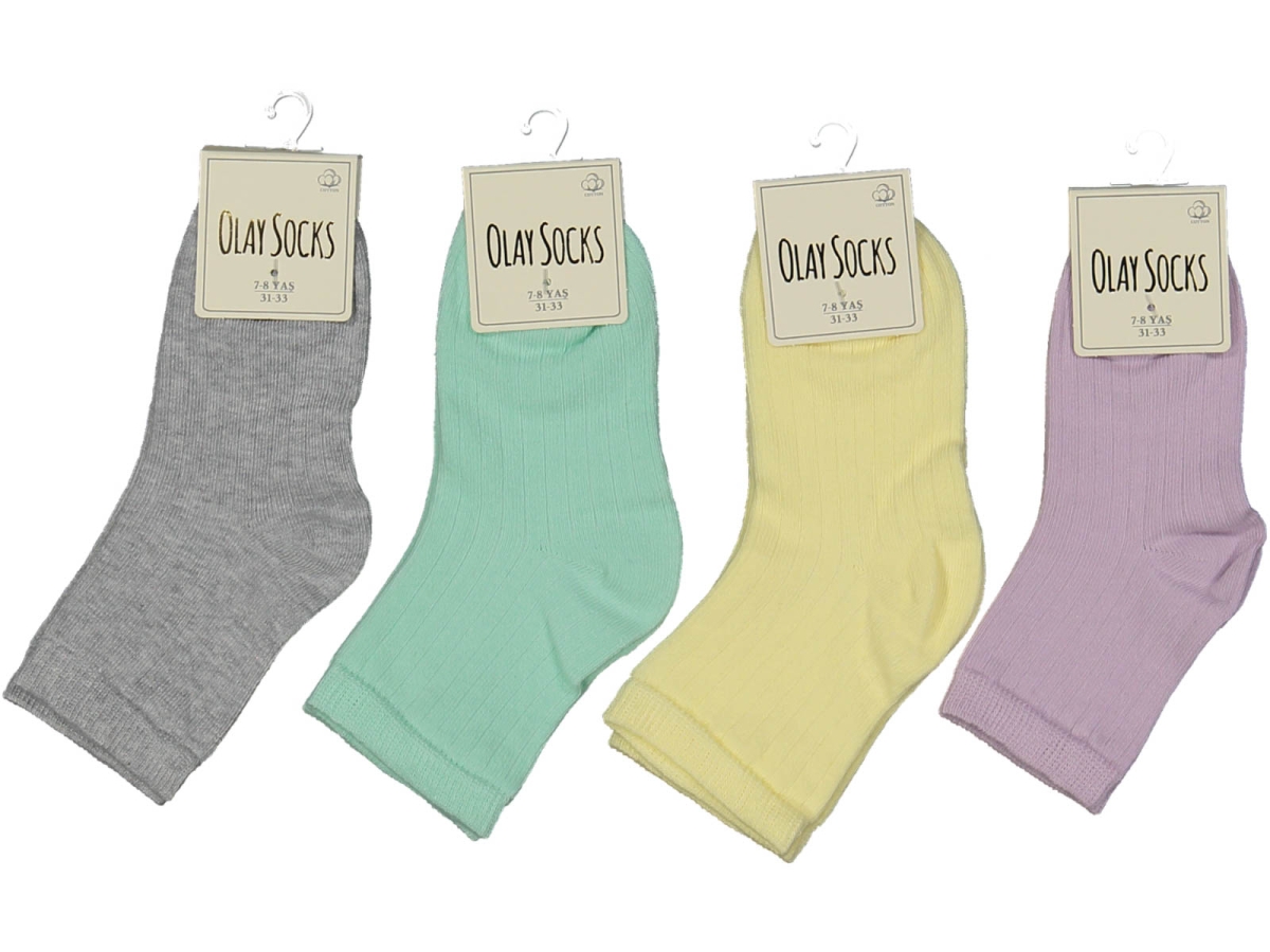 KIZ 10/10 YAŞ YARIM KONÇLU SOKET ÇORAP