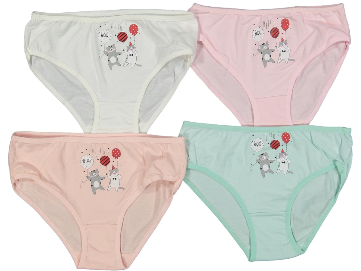 KIZ 10/11  YAŞ KARIŞIK BASKILI SLİP KİLOT