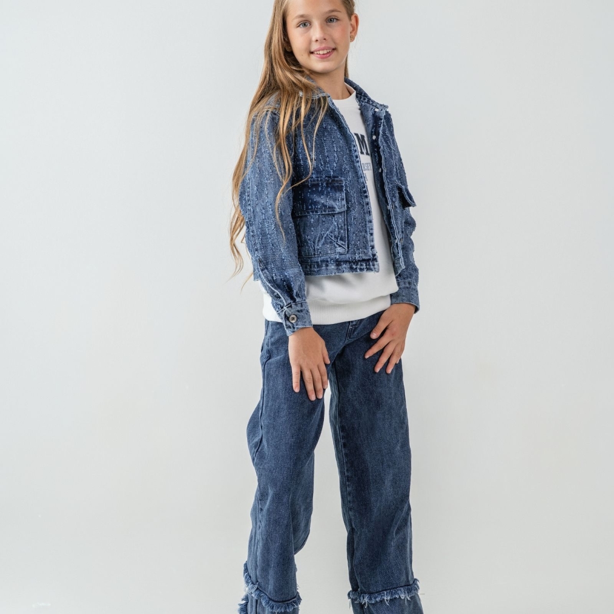 KIZ 10/13 YAŞ CAPE MAY BASKILI ÜÇLÜ TAKIM