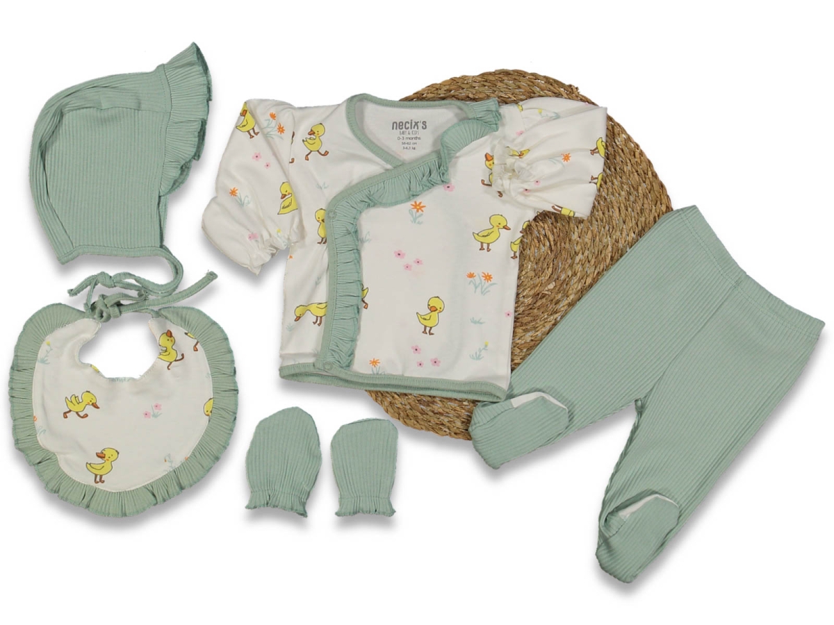 KIZ 1/1 AY MERCAN ÖRDEKLİ 5Lİ SET