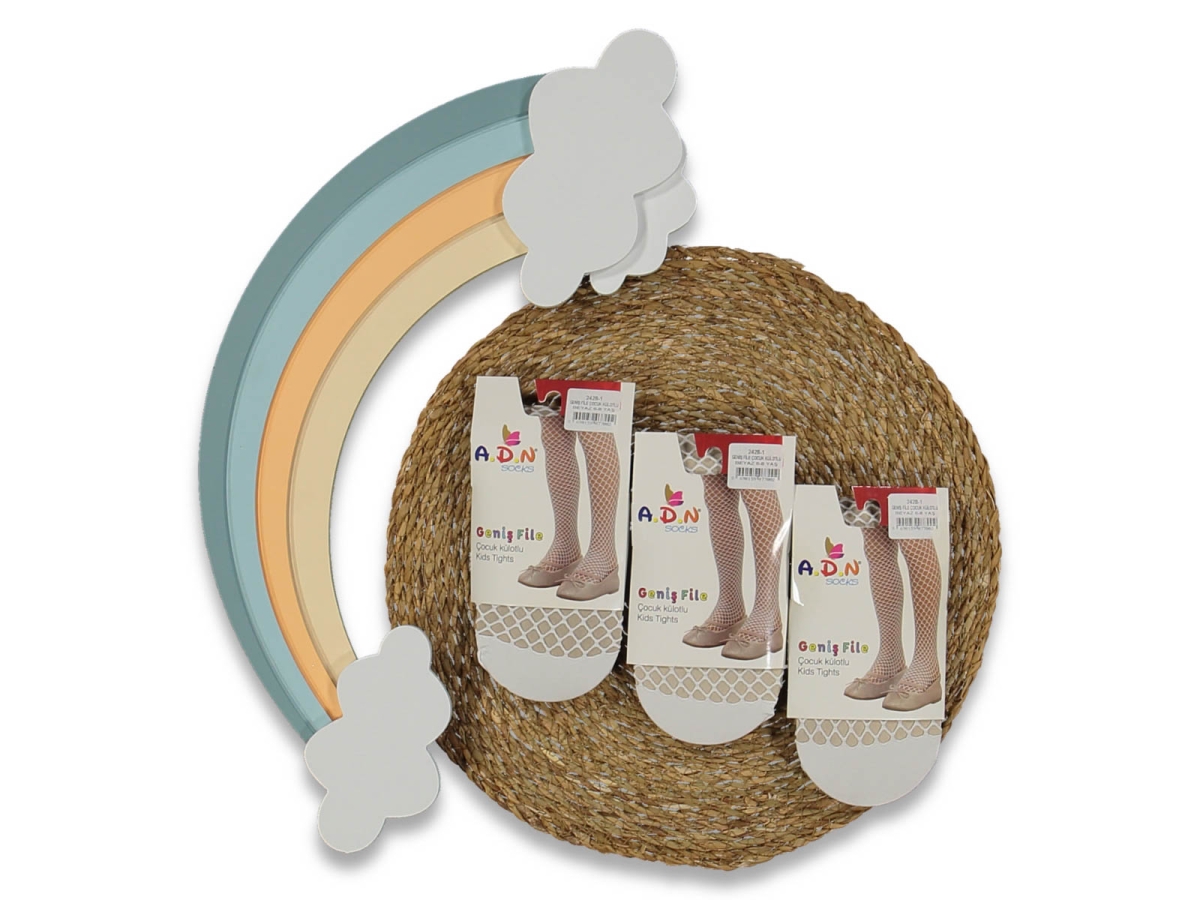 KIZ 11/13 YAŞ FİLELİ KÜLOTLU ÇORAP