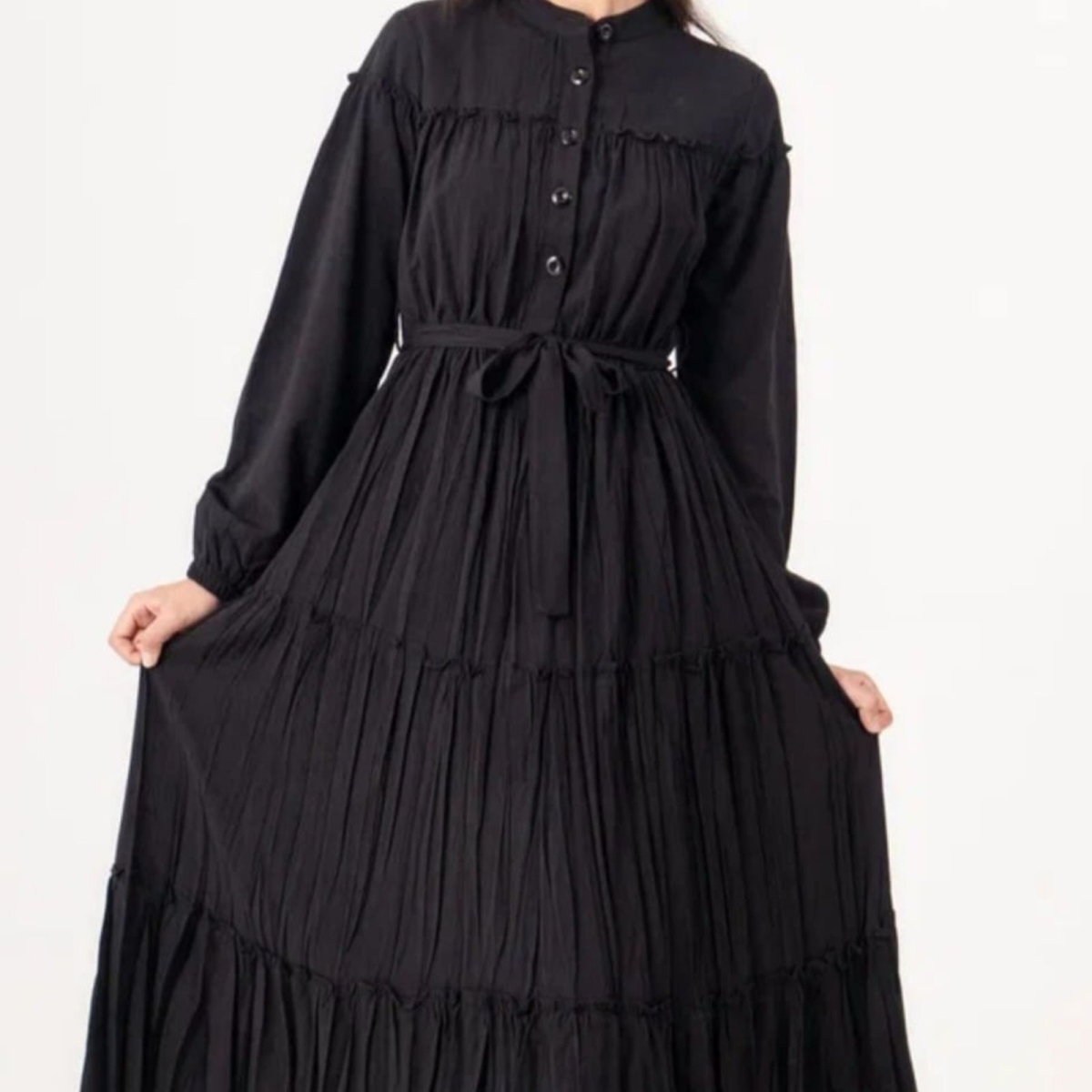 KIZ 11/16 YAŞ ÖN VE KOL BÜZGÜLÜ KRINKIL ÇİNGENE EL