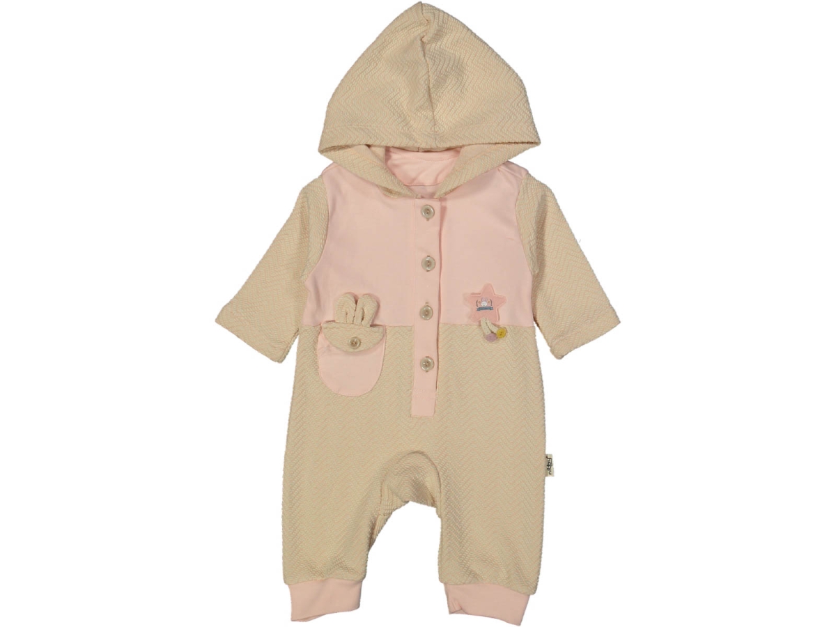 KIZ 1/18 AY RABBİT FİYONKLU KAPŞONLU TULUM