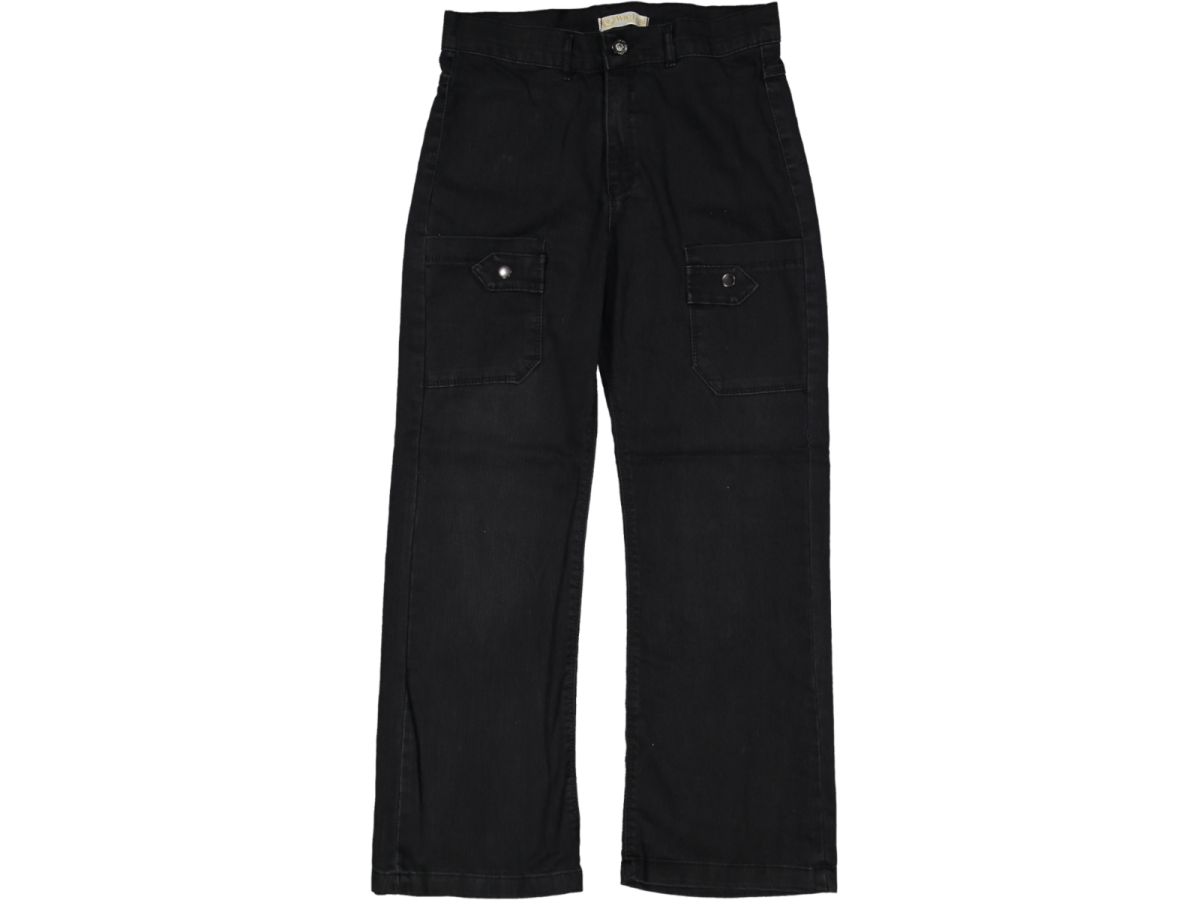 KIZ 12/16 YAŞ KARE CEPLİ ÇITÇITLI KOT PANTOLON