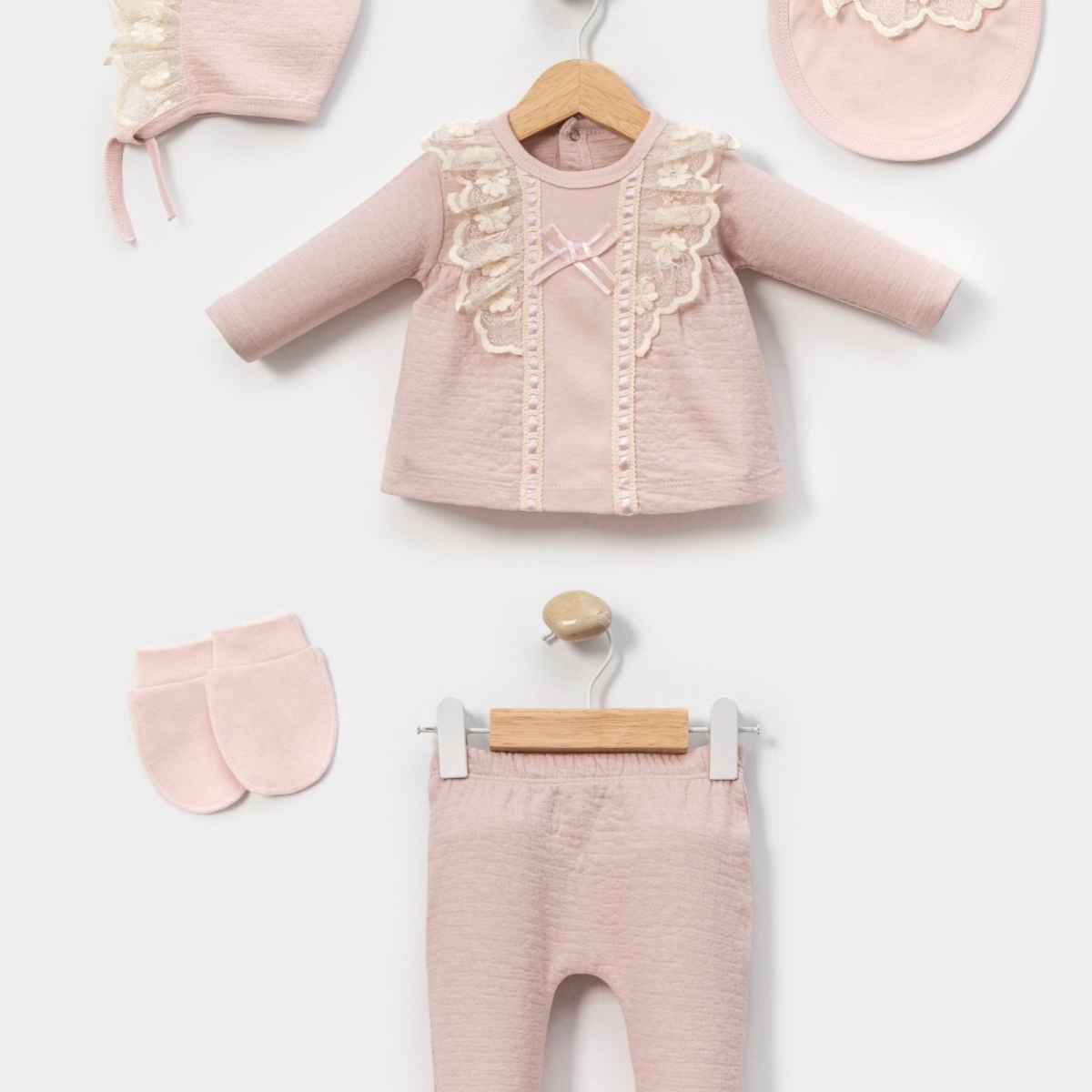 KIZ 1/3 AY ARA DANTELLİ 5Lİ SET