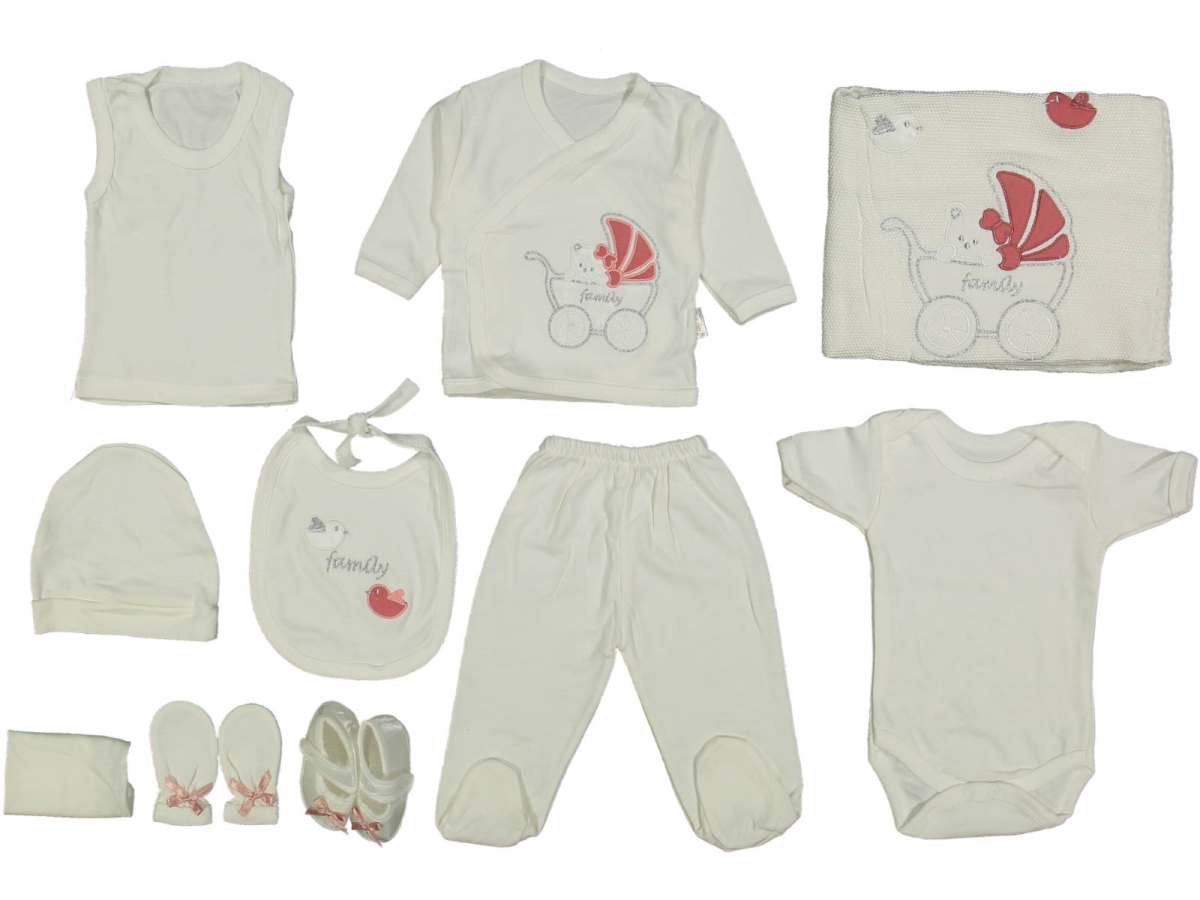 KIZ 1/3 AY BEBEK ARABASI 10 LU ZIBIN SET