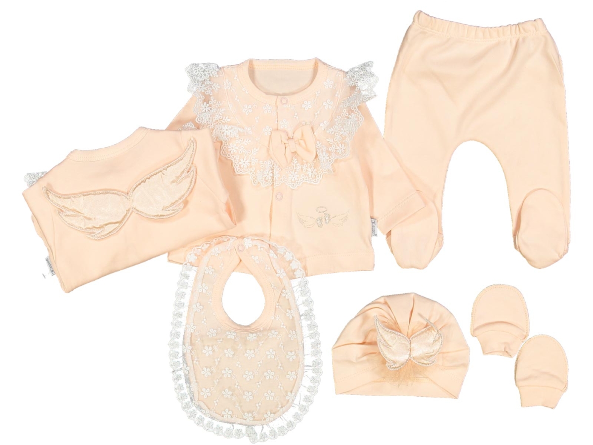 KIZ 1/3 AY MELEK KANATLI 5'Lİ SET