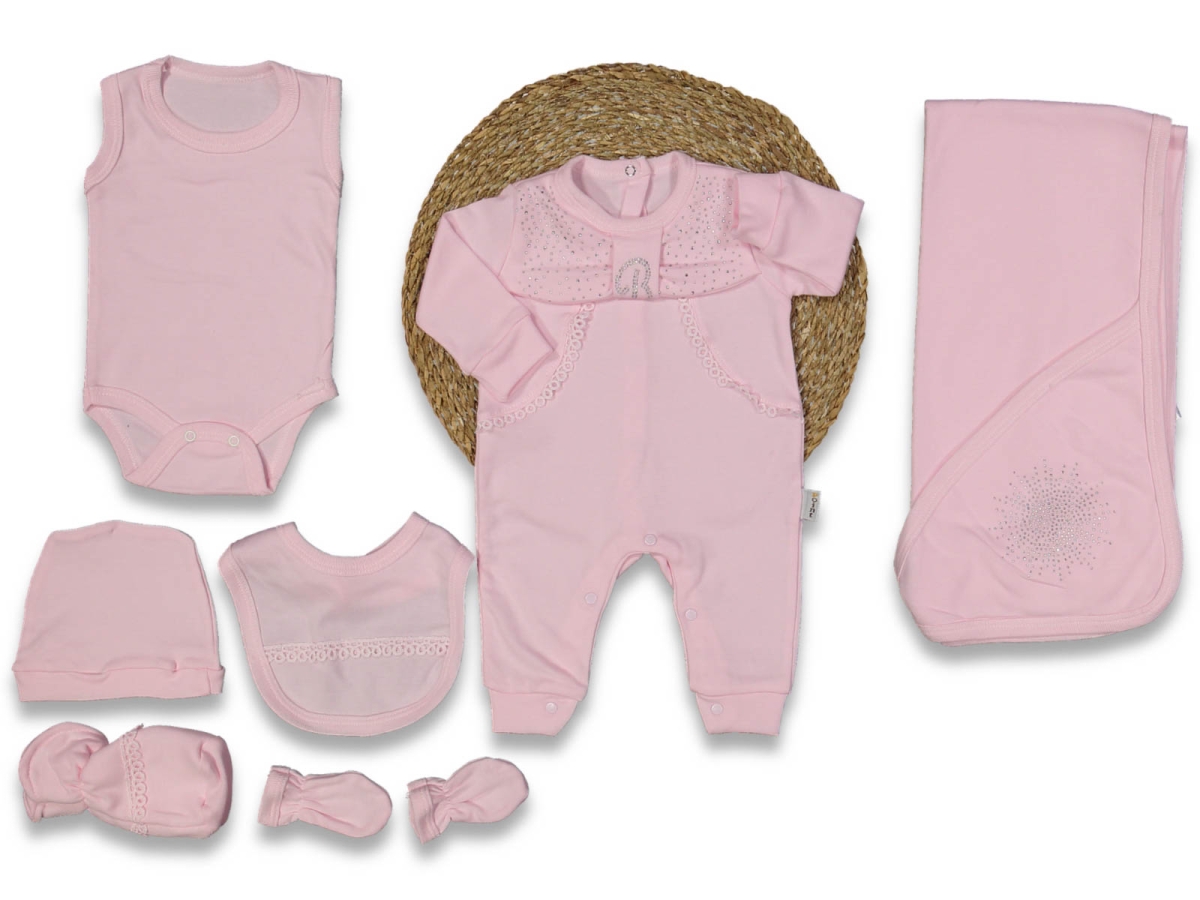 KIZ 1/3 AY TAŞ BASKILI 7 Lİ ZIBIN SET