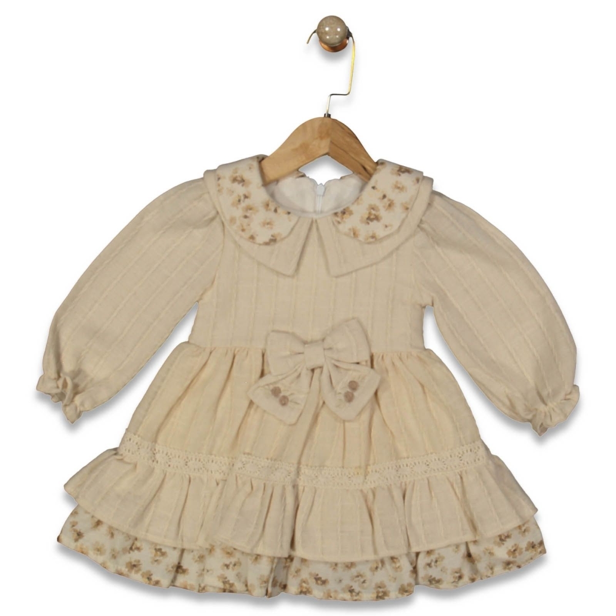 KIZ 1/3 YAŞ ÇİFT YAKALU ELBİSE