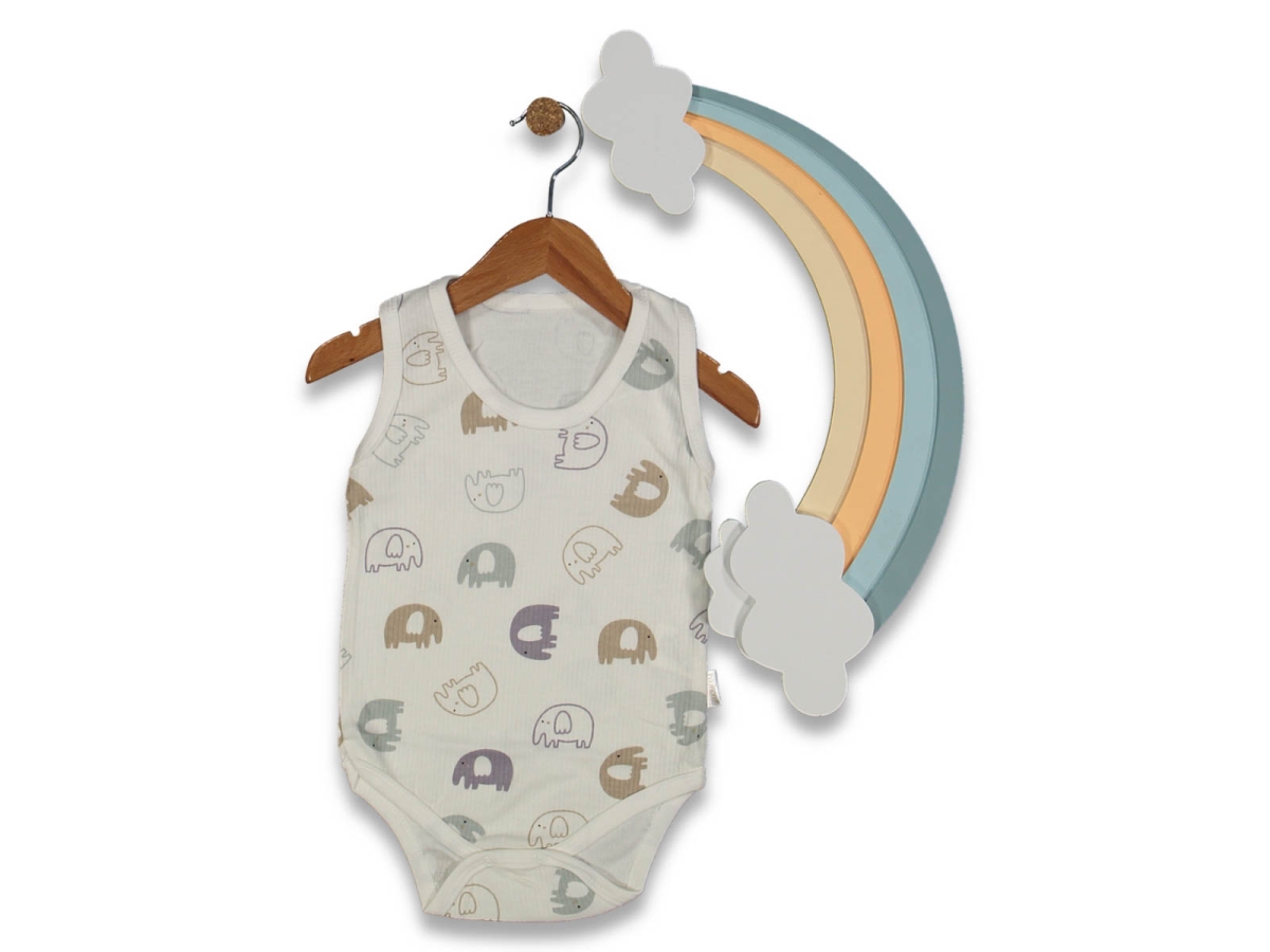 KIZ 0/9 AY FİL ASKILI KÜÇÜK BADİ