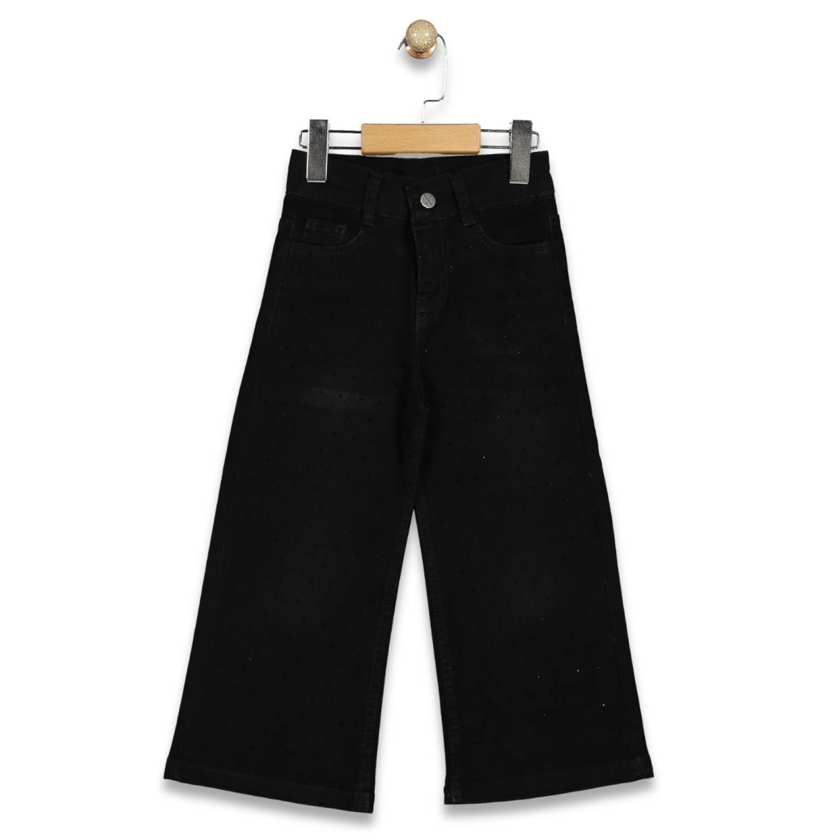 KIZ 13/16 YAŞ  İNCİLİ KOT PANTOLON