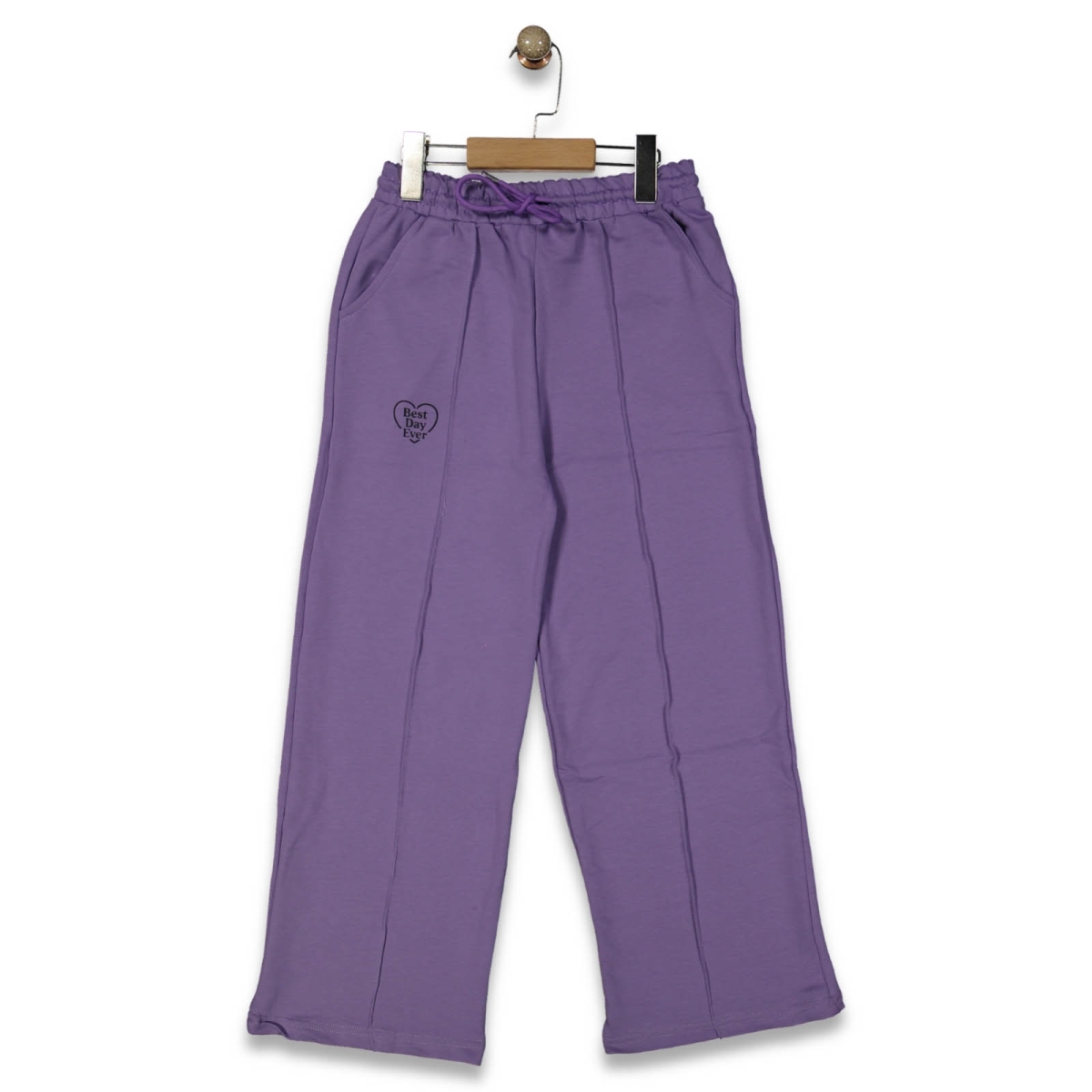 KIZ 13/16 YAŞ KIZ ÖN ÇİMALI BOL PAÇA LİKRALI KOMPA