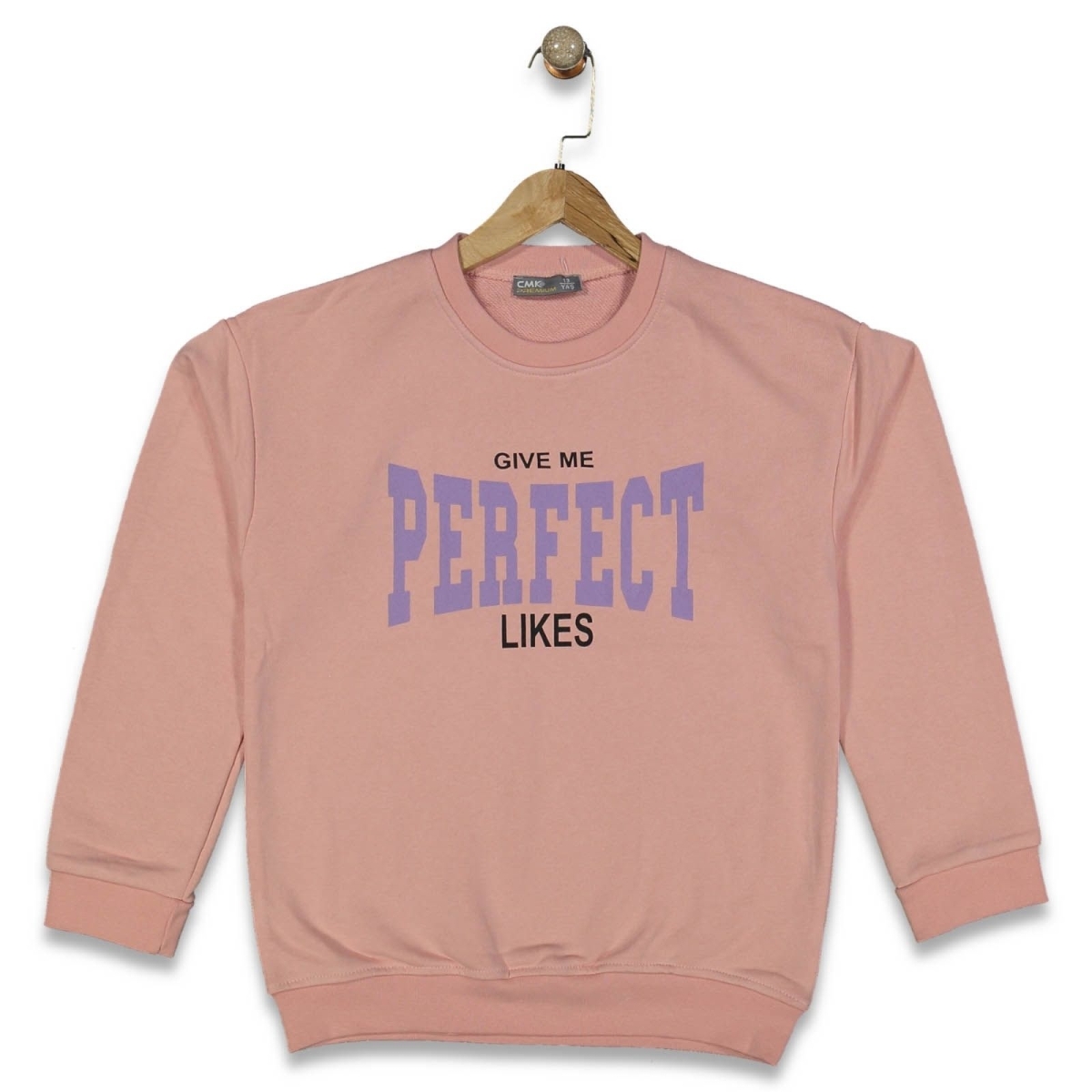 KIZ 13/16 YAŞ SIFIR YAKA GIVE ME PERFECT SWEAT