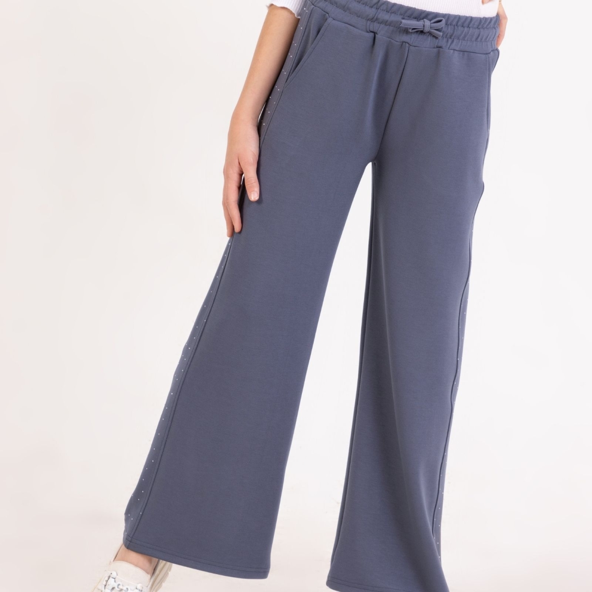 KIZ 13/16 YAŞ YANI TAŞLI EŞOFMAN ALTI