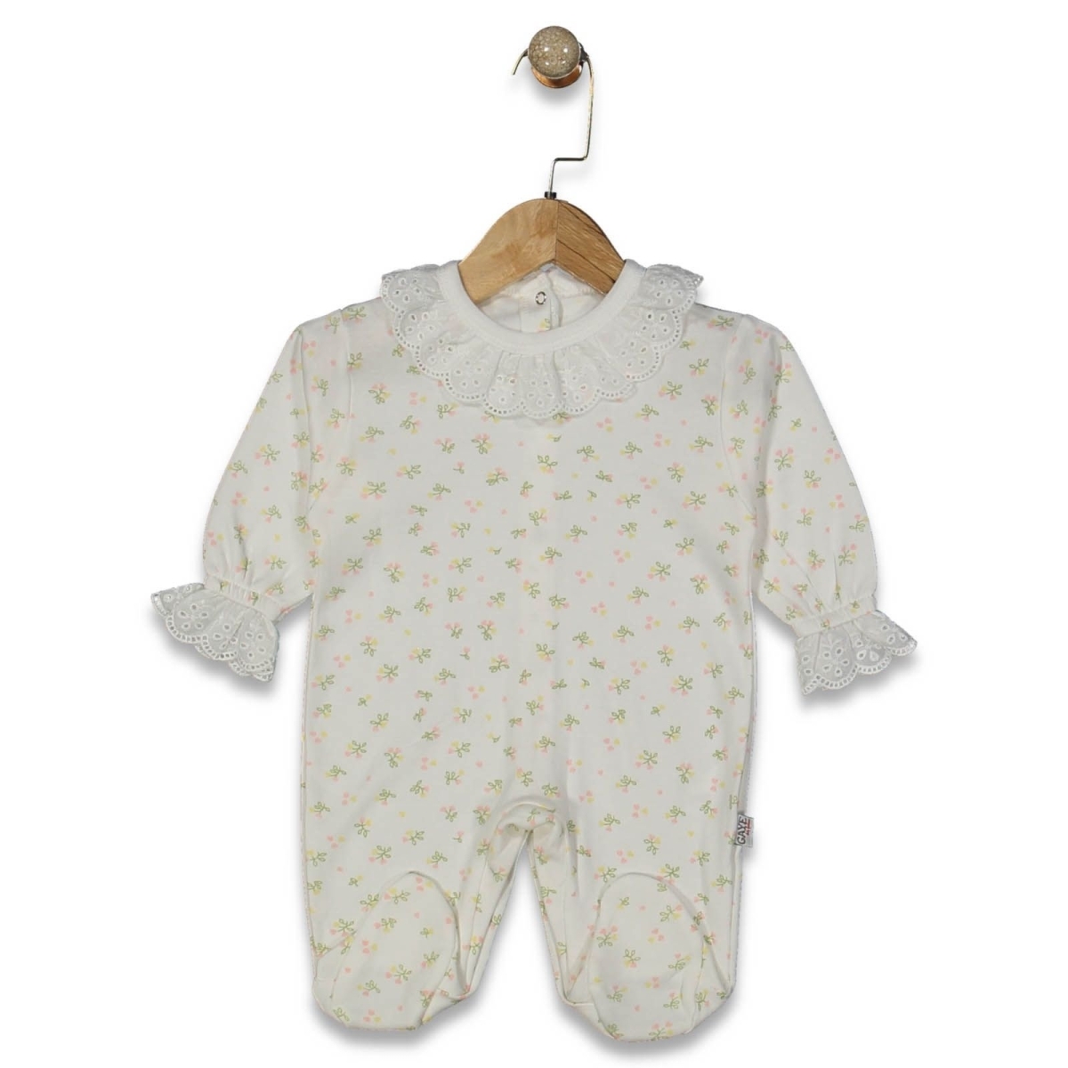 KIZ 1/6 AY ÇİÇEKLİ FİSTOLU TULUM