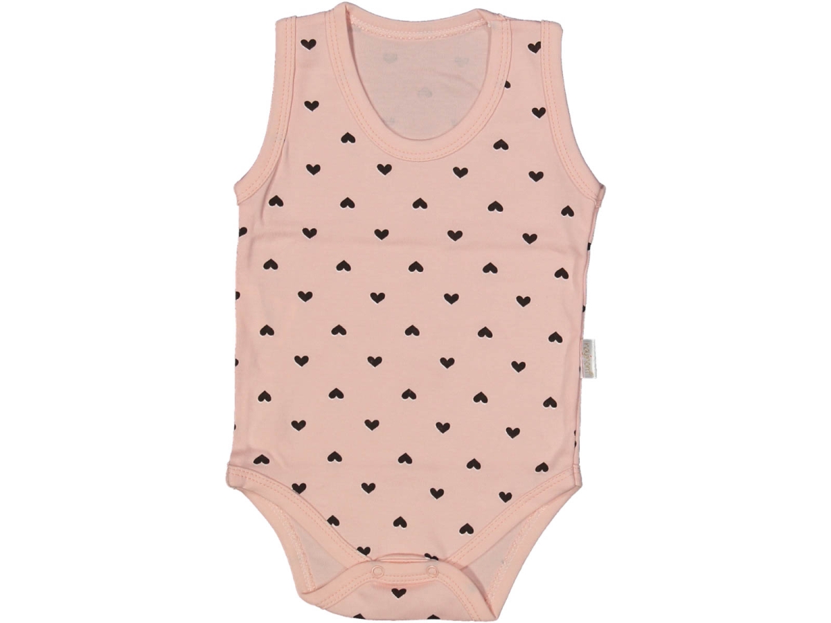 KIZ 1/9 AY MİNİK KALPLİ ASKILI KÜÇÜK BADİ