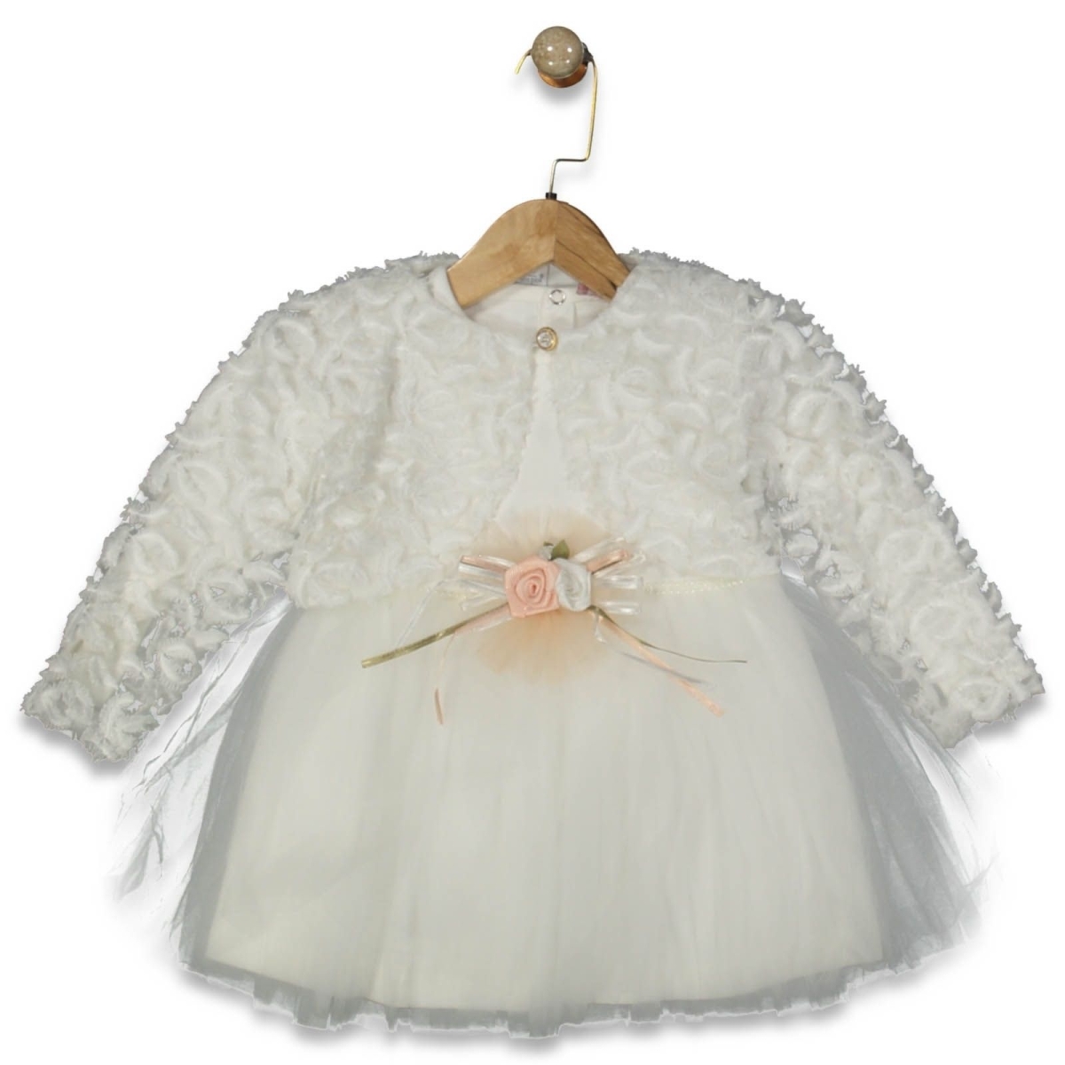 KIZ 2/4 YAŞ TÜL BOLEROLU ELBİSE