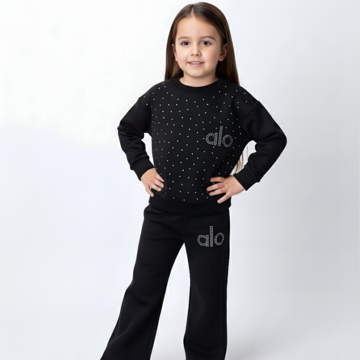 KIZ 2/5 YAŞ ALO TAŞLI İKİ İP KIZ TAKIM