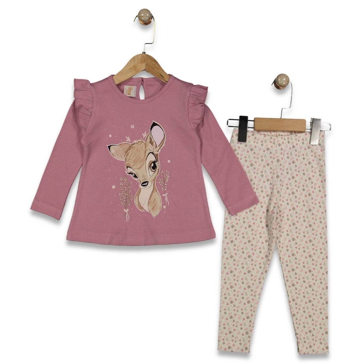 KIZ 2/5 YAŞ CEYLAN BASKILI TAKIM