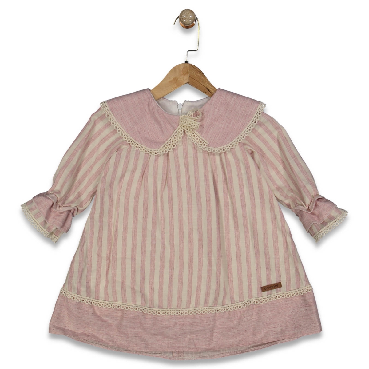 KIZ 2/5 YAŞ ÇİZGİ DESENLİ ELBİSE