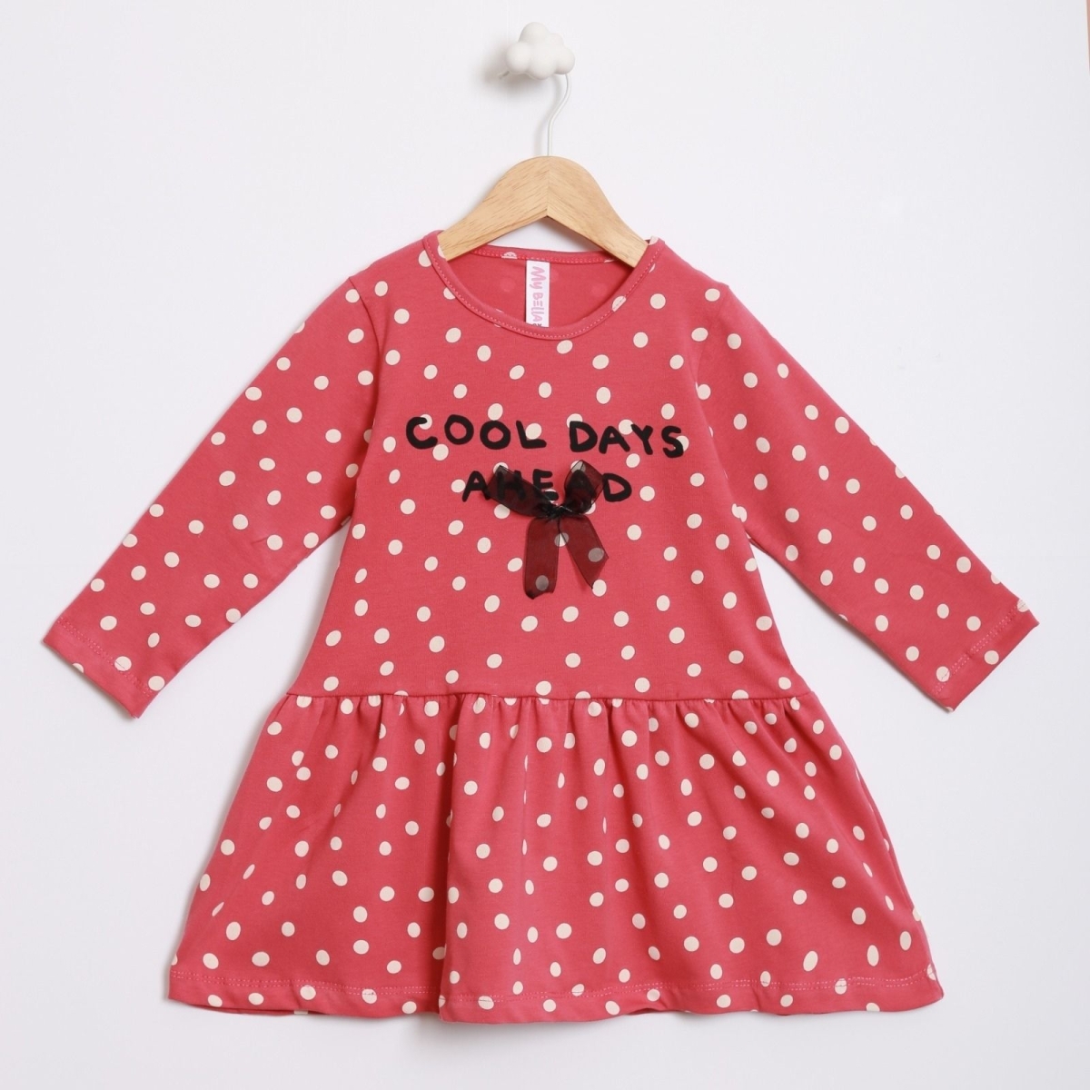 KIZ 2/5 YAŞ COOL DAYS BASKILI ELBİSE