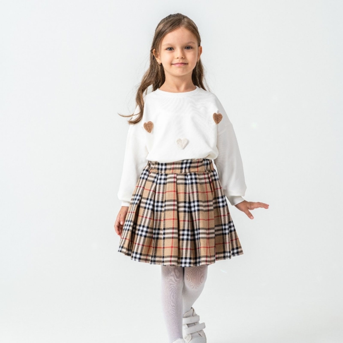 KIZ 2/5 YAŞ EKOSE ETEKLİ ÜÇLÜ TAKIM