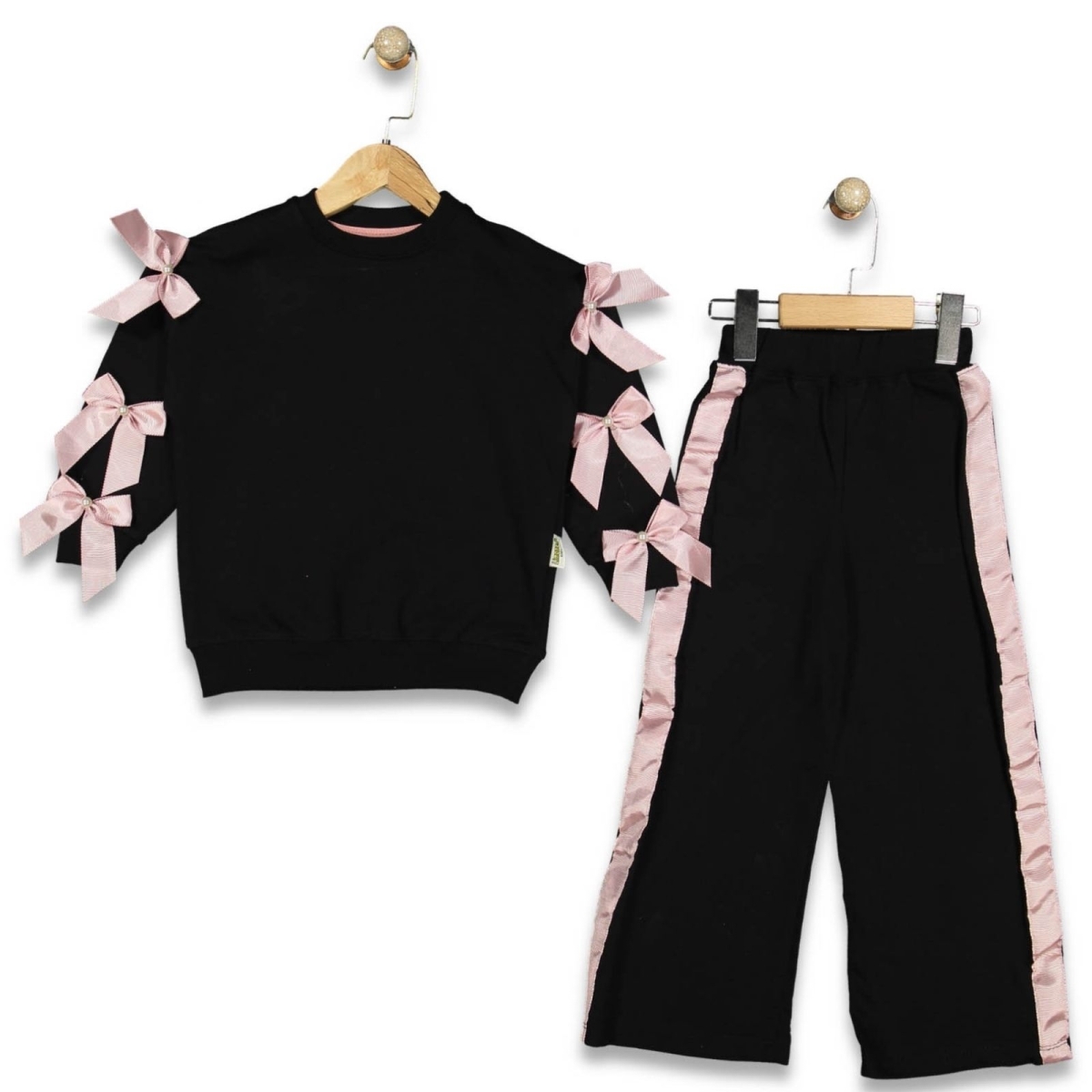 KIZ 2/5 YAŞ  İNCİ KURDELELİ TAKIM İKİ İP