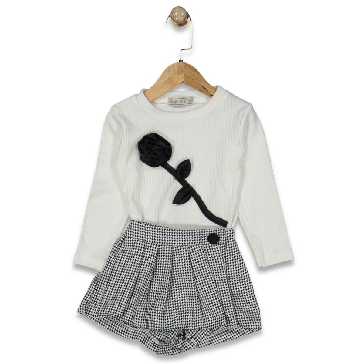 KIZ 2/5 YAŞ KAZ AYAĞI ETEKLİ 2 Lİ TAKIM