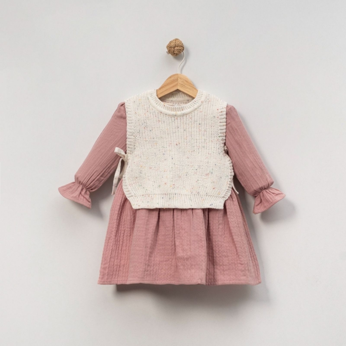 KIZ 2/5 YAŞ MÜSLİM KROPLU ELBİSE