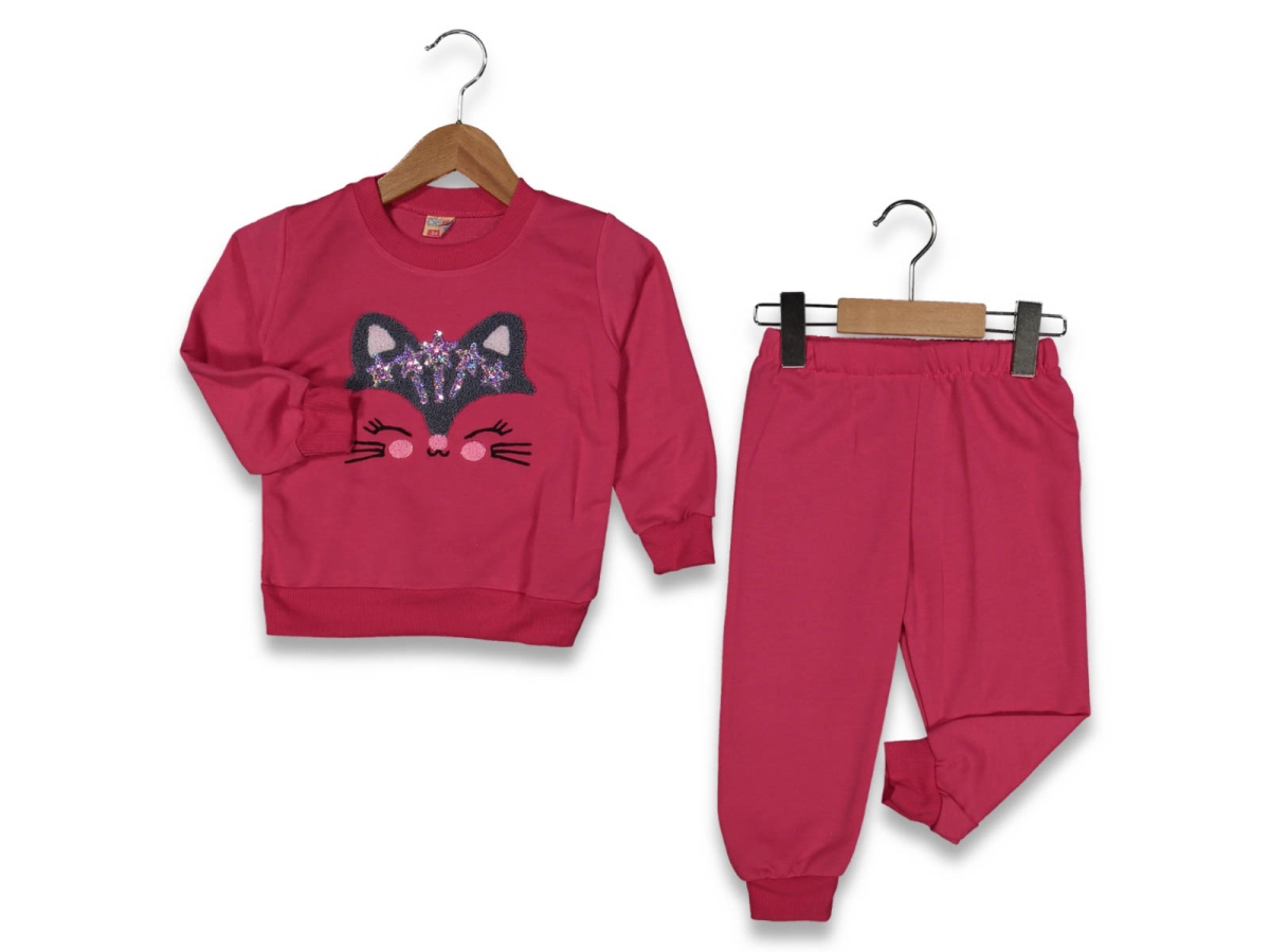 KIZ 2/5 YAŞ PULLU TİLKİ SÜZİNELİ 2İP TAKIM