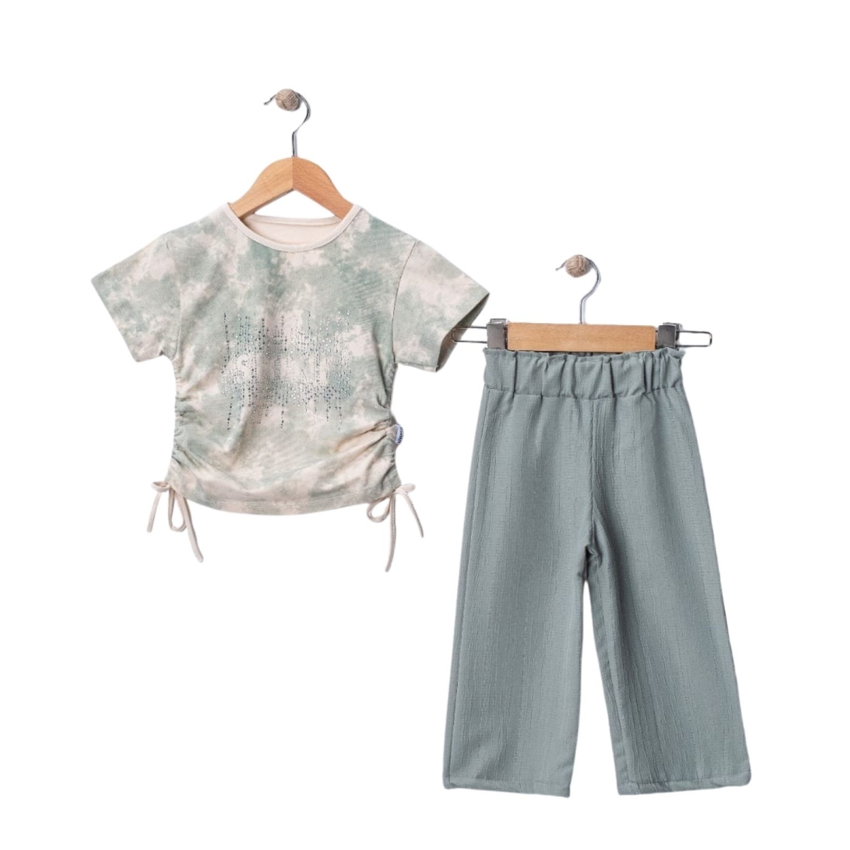 KIZ 2/5 YAŞ SHİNE TAŞ BASKILI TAKIM