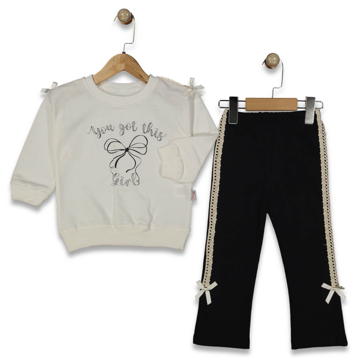 KIZ 2/5 YAŞ YOU GIRL FİYONK BASKILI TAKIM