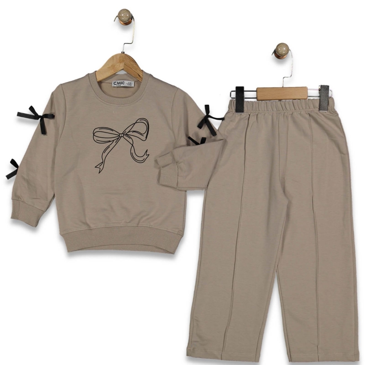 KIZ 3/10 YAŞ FİYONK BASKILI TAKIM