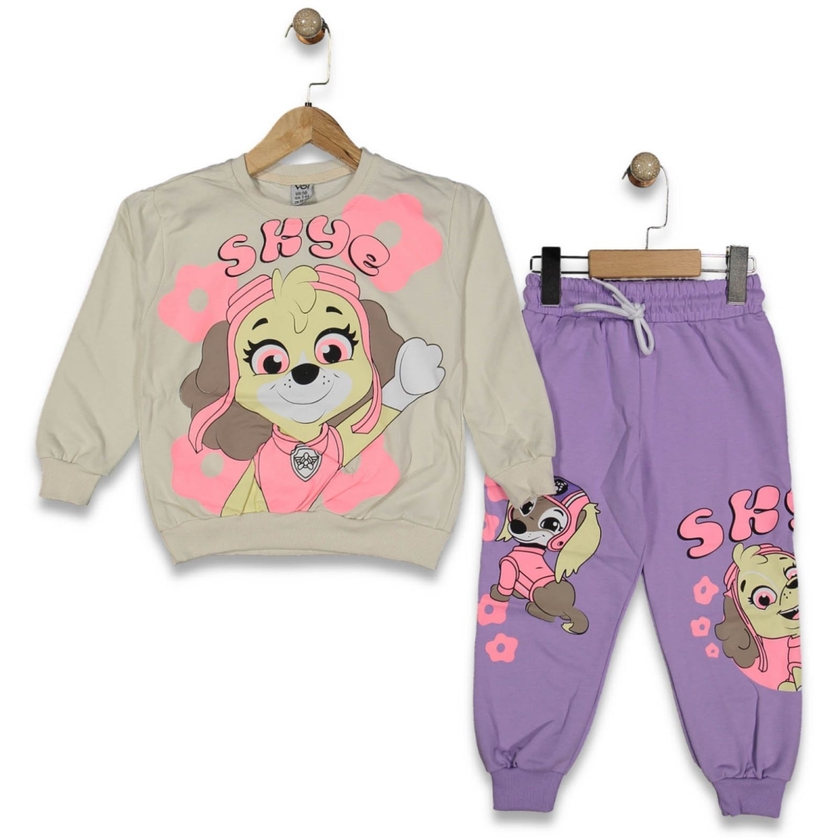 KIZ 3/10 YAŞ SKYE BASKILI TAKIM