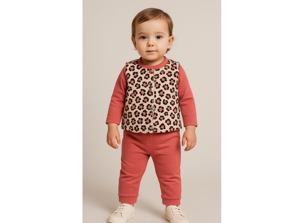 KIZ 3/12 AY BEBELLOVE LEOPAR YELEK 