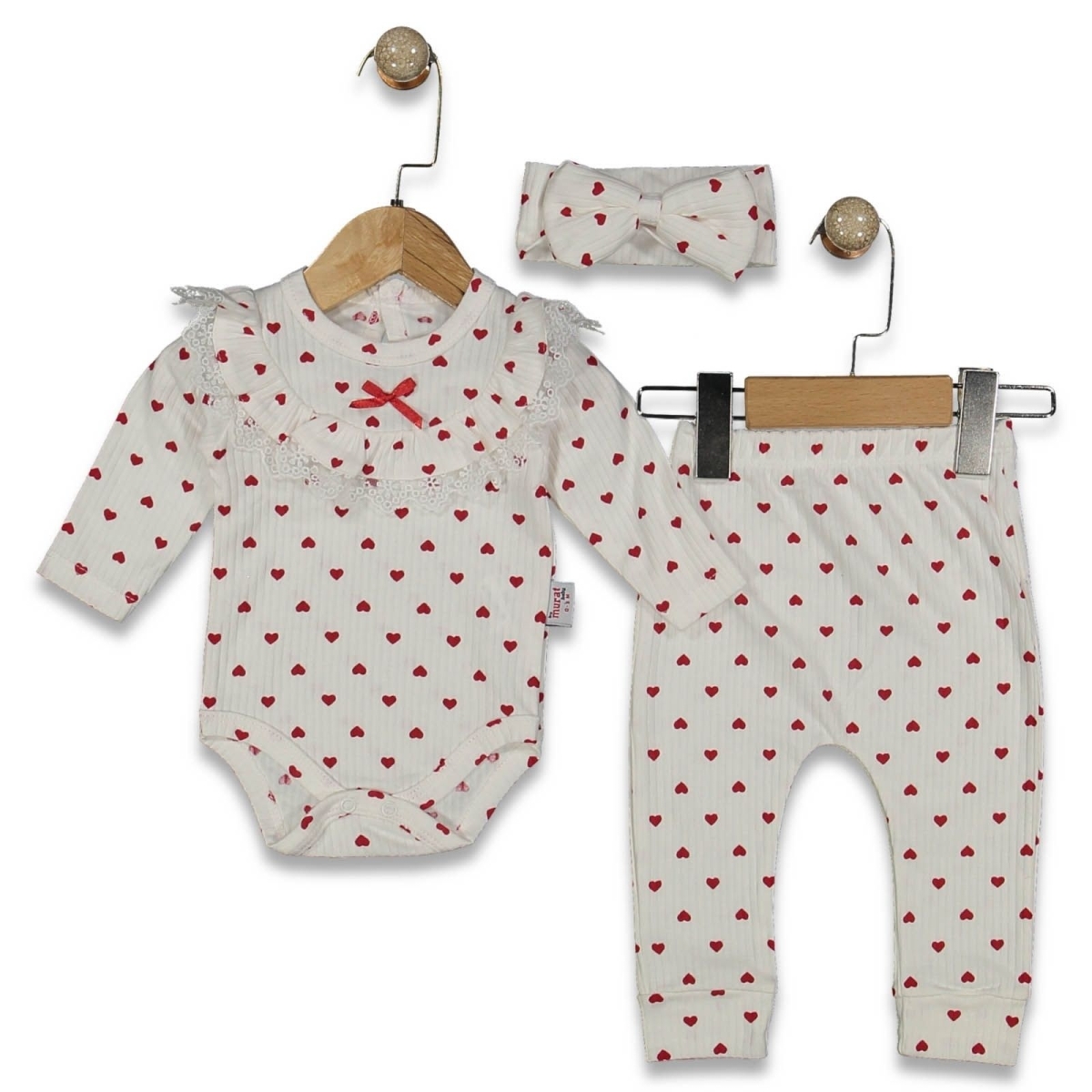 KIZ 3/12 AY MNK KALP YAKAGÜPÜRLÜ BADİLİ TAKIM