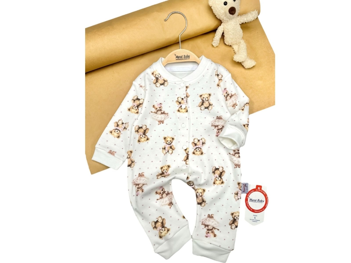 KIZ 3/12 AY NOKTA AYICIK BASKILI ÇITÇITLI TULUM