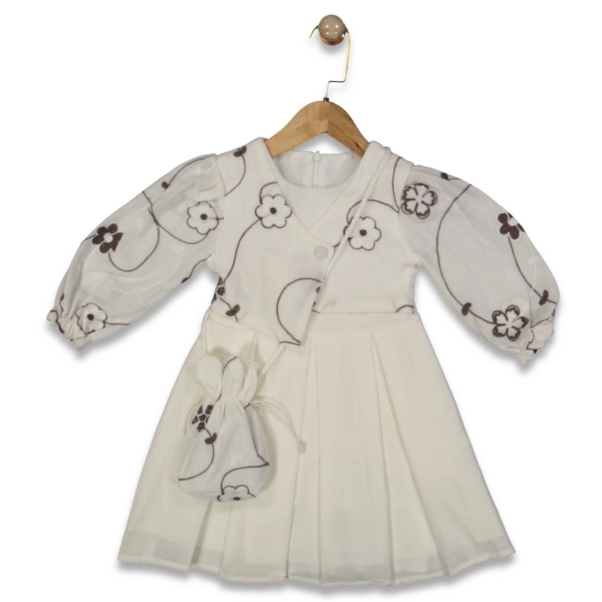 KIZ 3/5 YAŞ KESE ÇANTALI ELBİSE