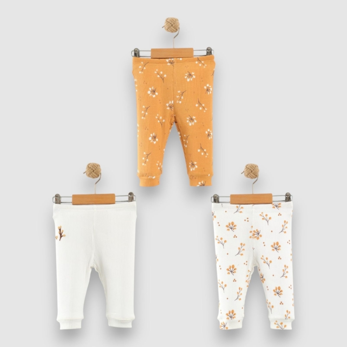 KIZ 3/6 AY ÇİÇEK DESENLİ ALT