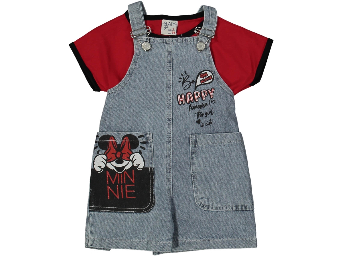 KIZ 3/6 YAŞ CEPLİ MİNİ BASKILI SLOPET 