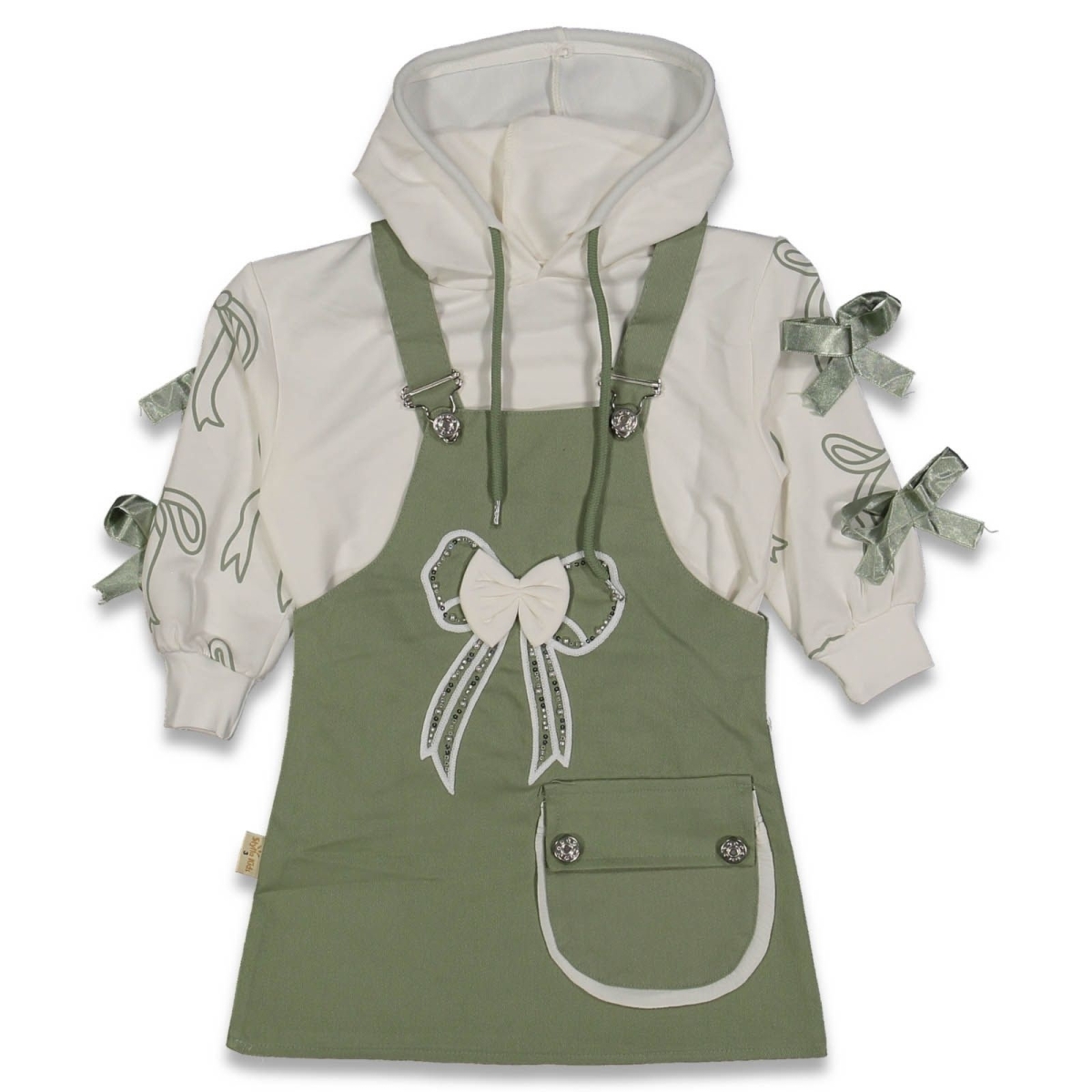 KIZ 3/6 YAŞ FİYONK NAKIŞLI SLOPETLİ TAKIM