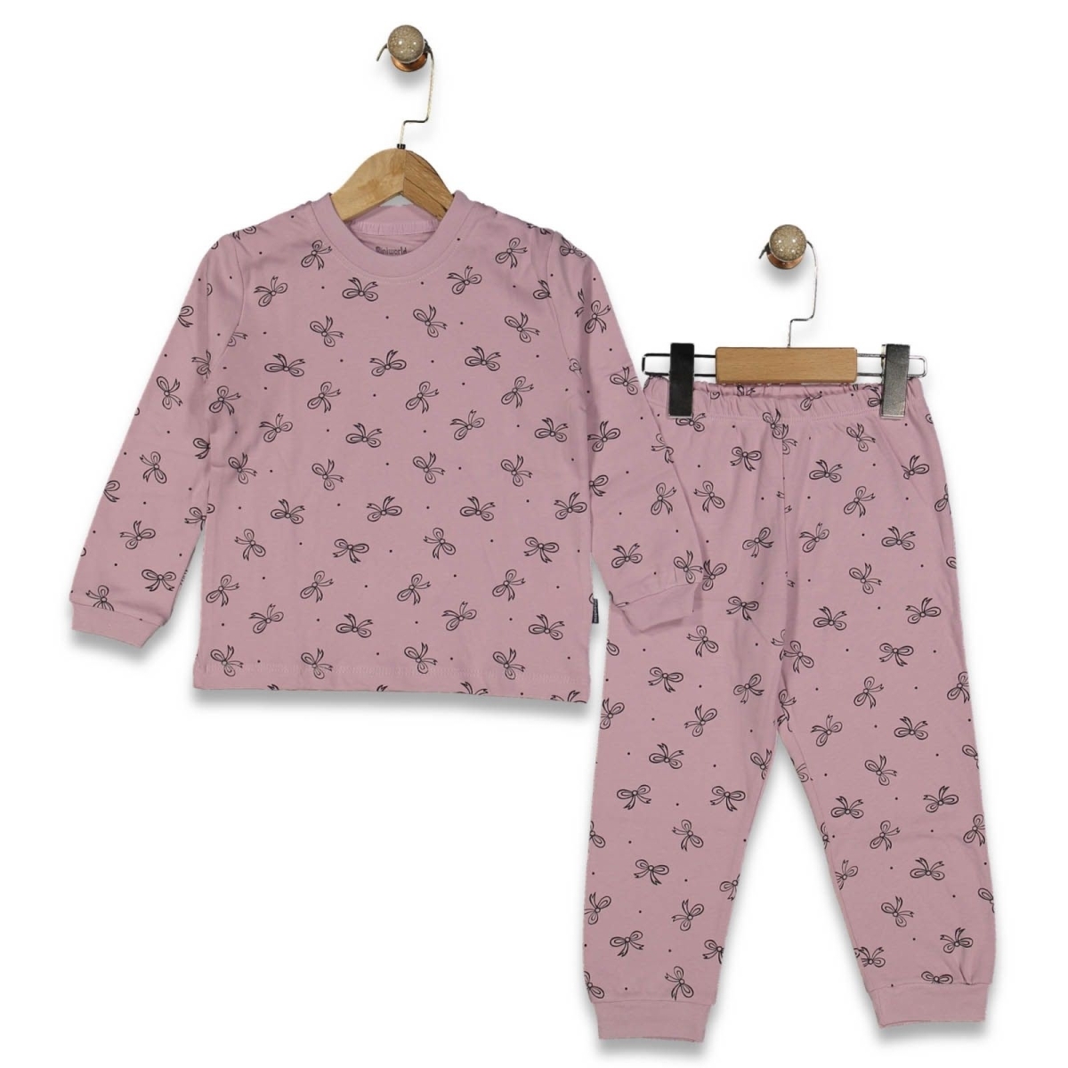 KIZ 3/6 YAŞ FİYONKLU PJAMA TAKIM