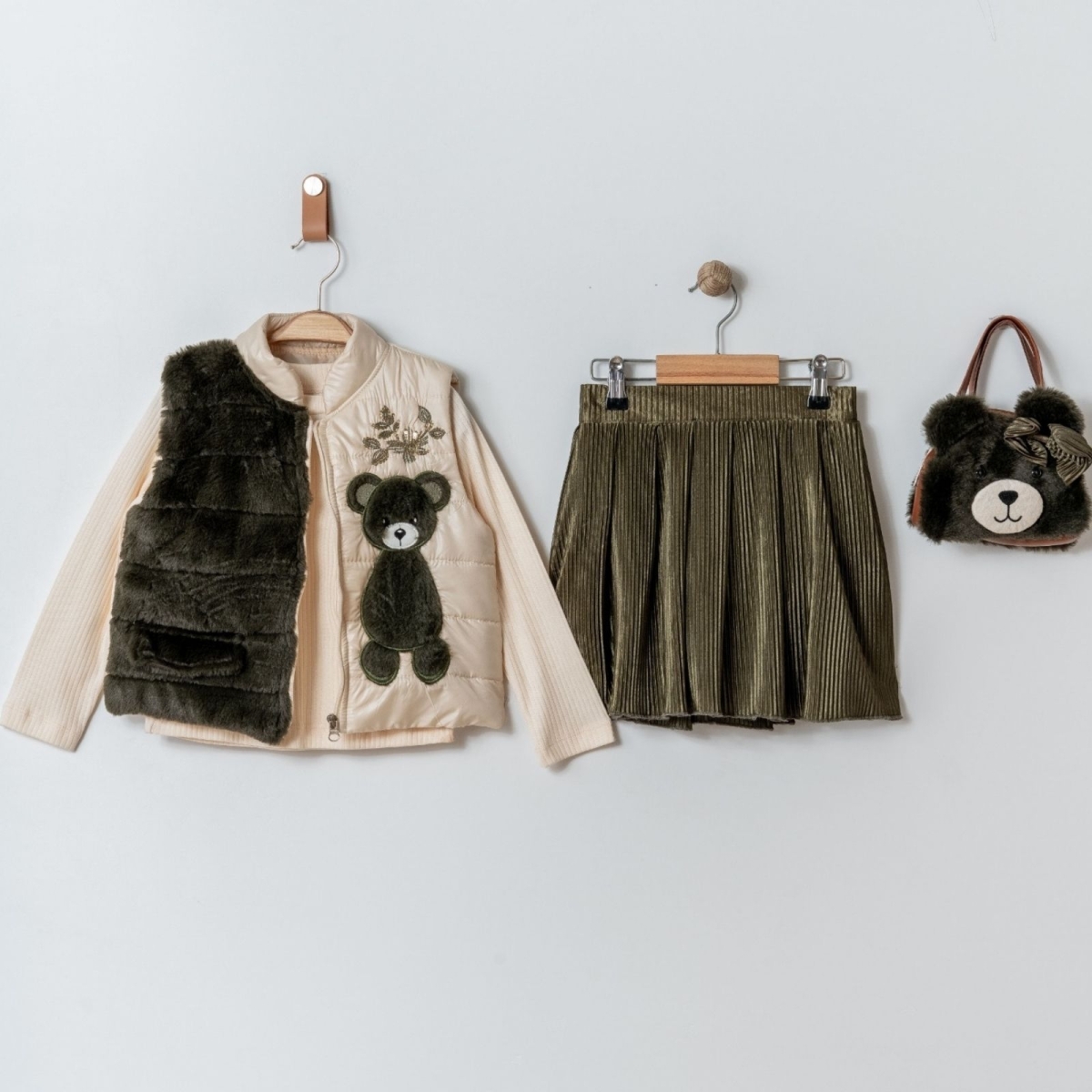 KIZ 3/6 YAŞ SEVİMLİ AYI 3 LÜ TAKIM