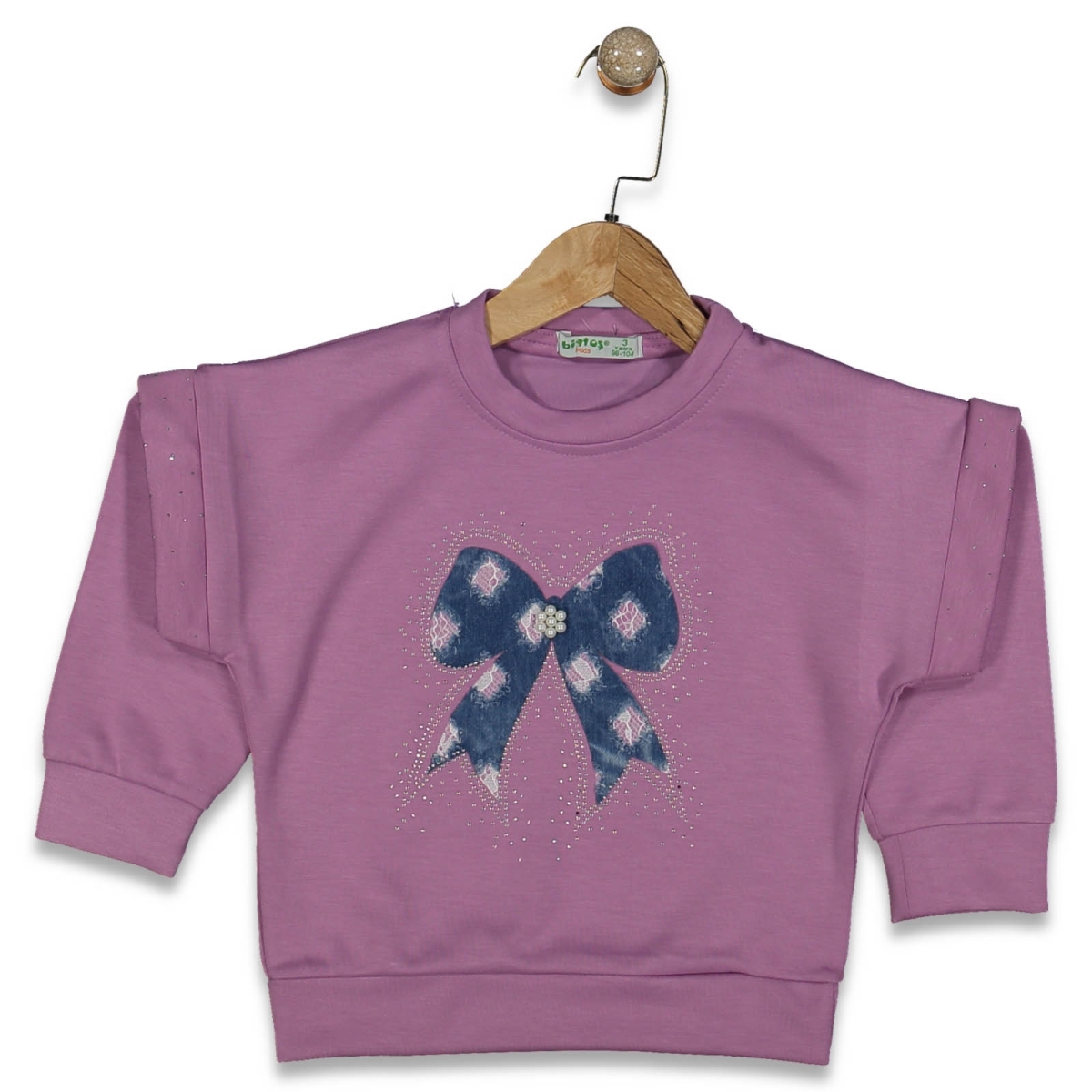 KIZ 3/7 YAŞ FİYONKLU ÇOCUK SWEAT