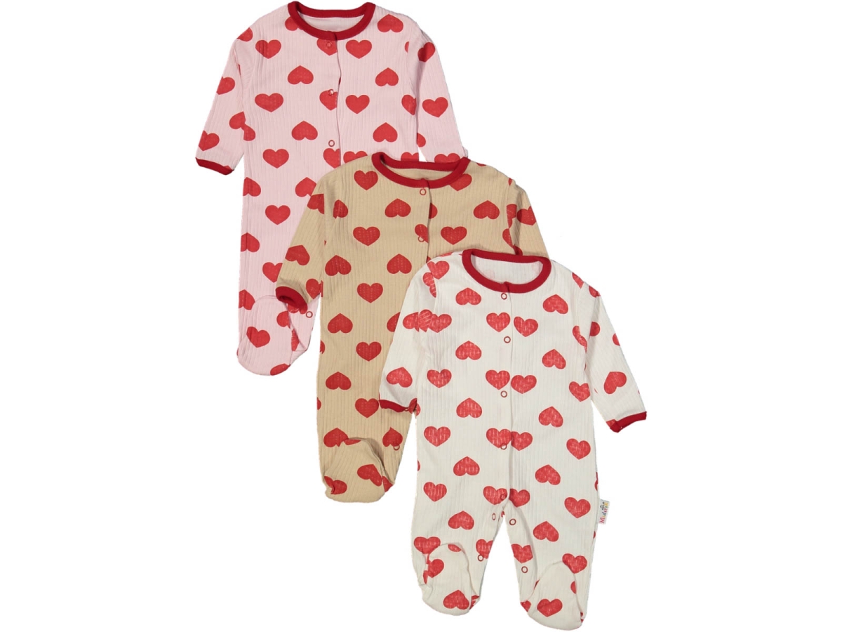 KIZ 3/9 AY ÇITÇITLI KALPLİ TULUM