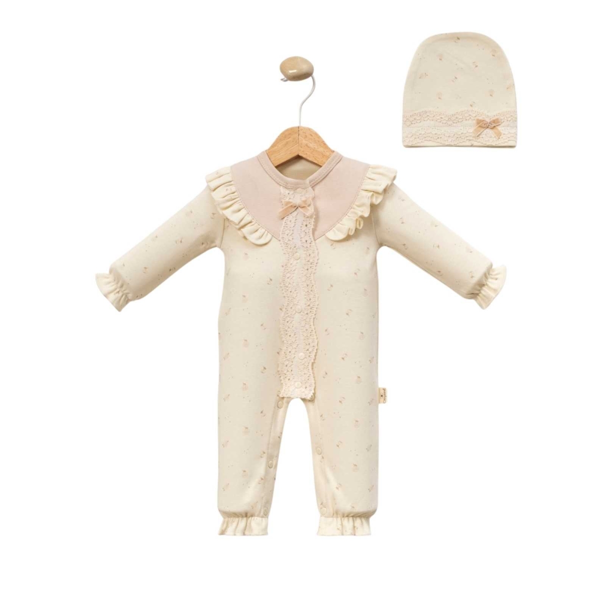 KIZ 3/9 AY ÇITIR ÇİÇEKLİ TULUM