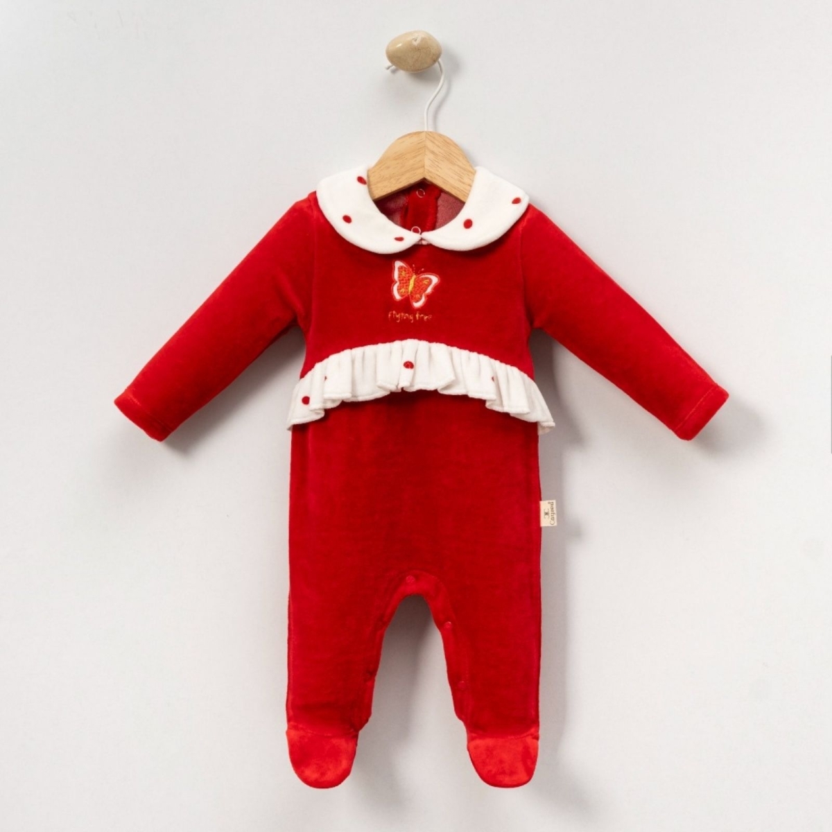 KIZ 3/9 AY KADIFE NAKISLI TULUM