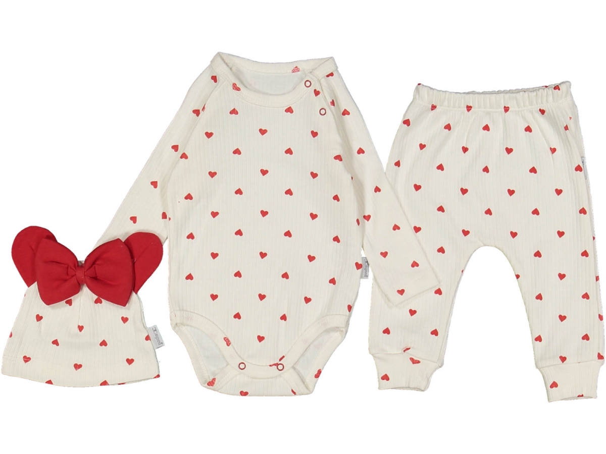 KIZ 3/9 AY KALPLİ 3&#039;LÜ TAKIM